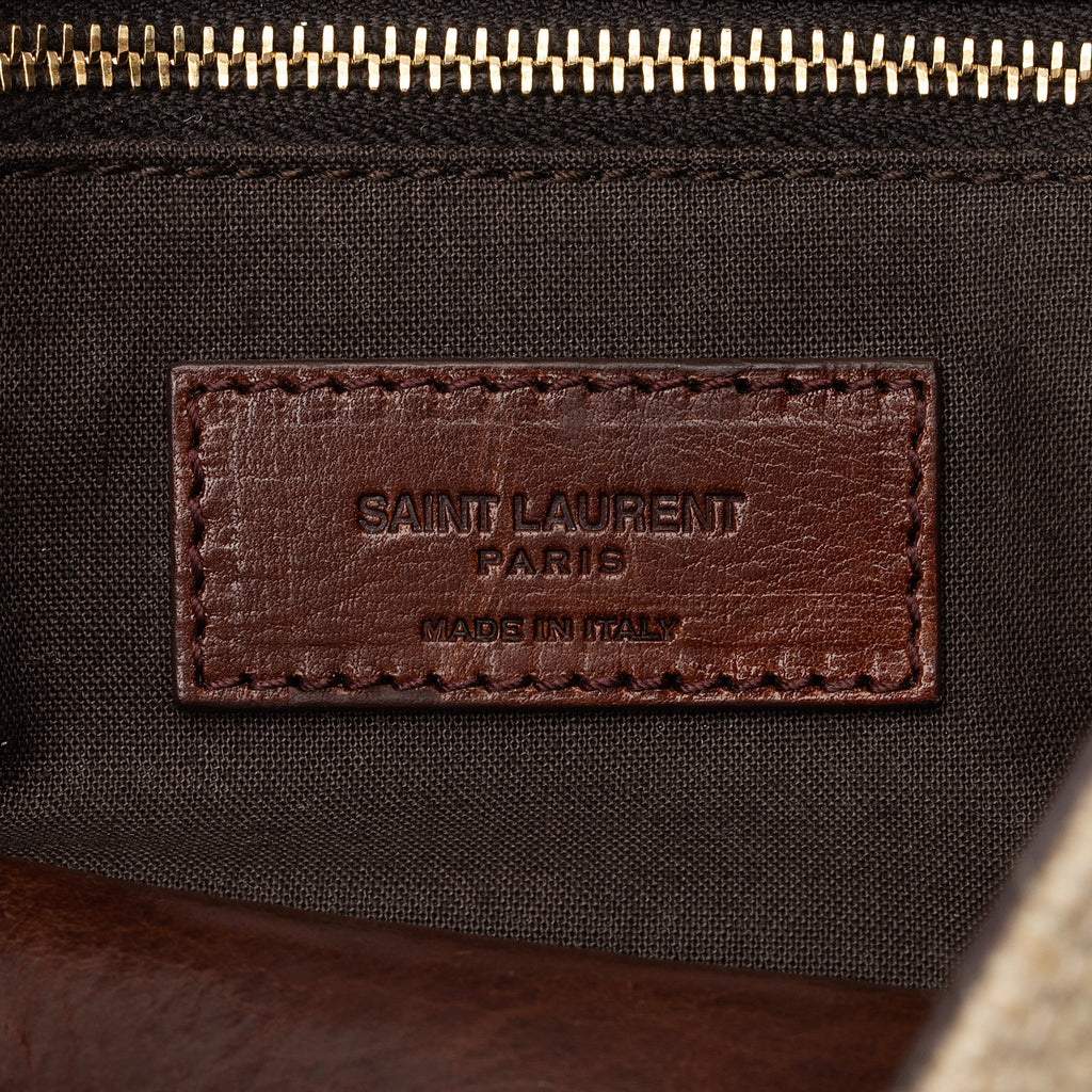 Saint Laurent Canvas Monogram Niki Medium Shoulder Bag (SHF-23610)