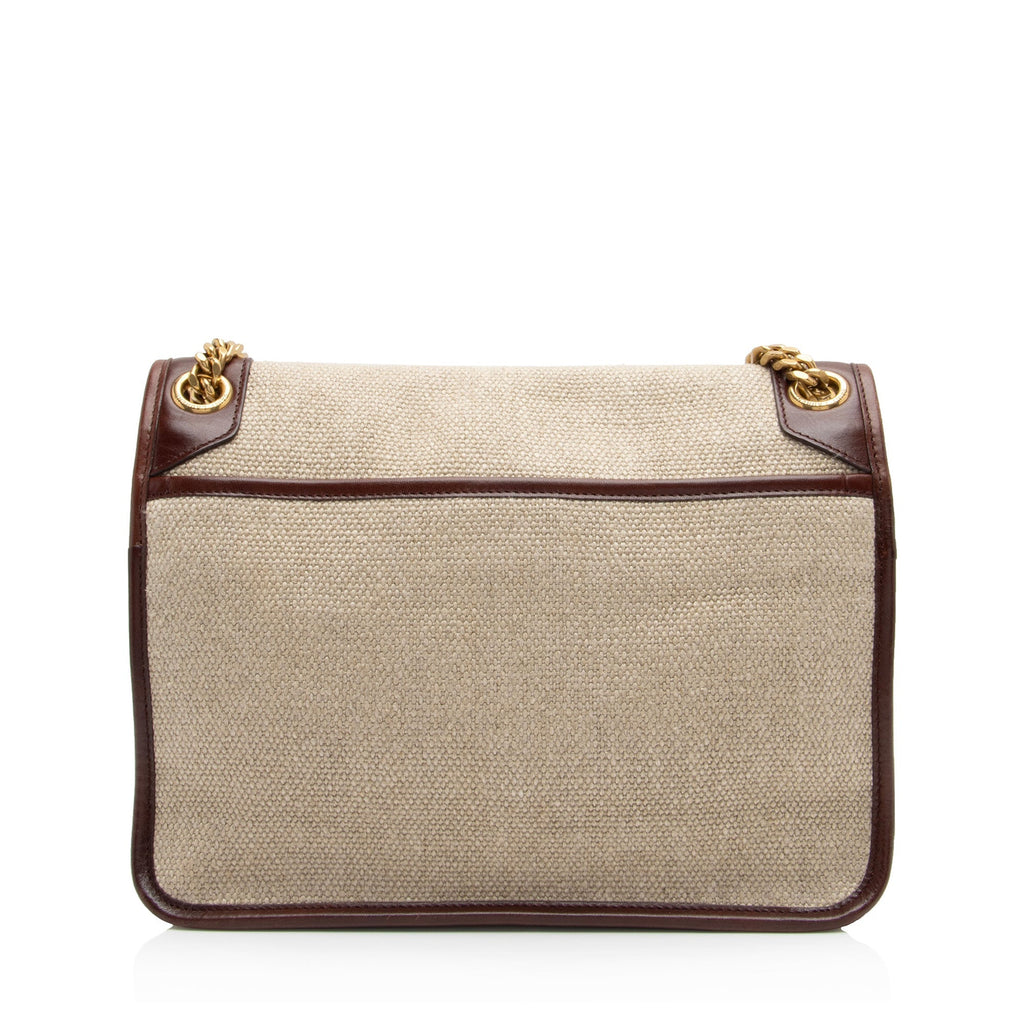 Saint Laurent Canvas Monogram Niki Medium Shoulder Bag (SHF-JdPwmb)