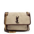 Saint Laurent Canvas Monogram Niki Medium Shoulder Bag (SHF-JdPwmb)