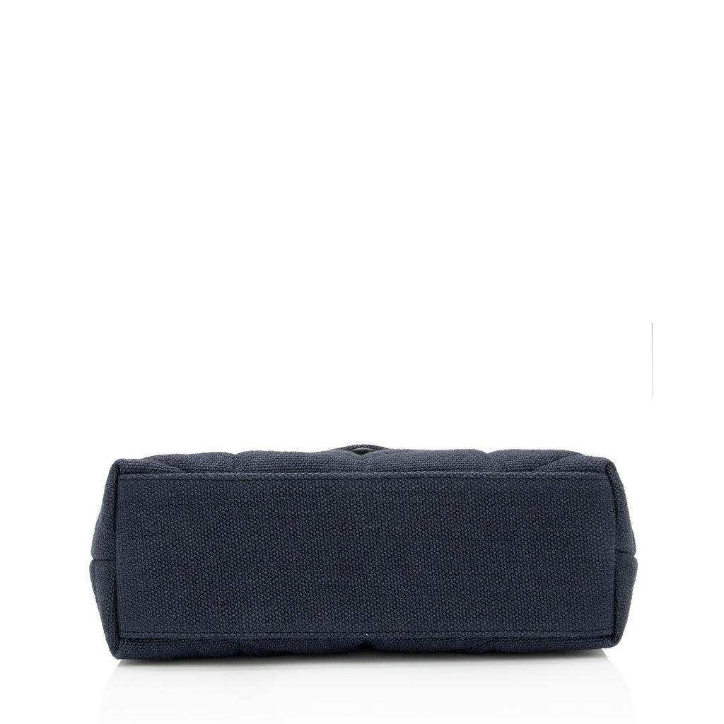 Saint Laurent Canvas Monogram Puffer LouLou Small Shoulder Bag (SHF-XqWUzx)