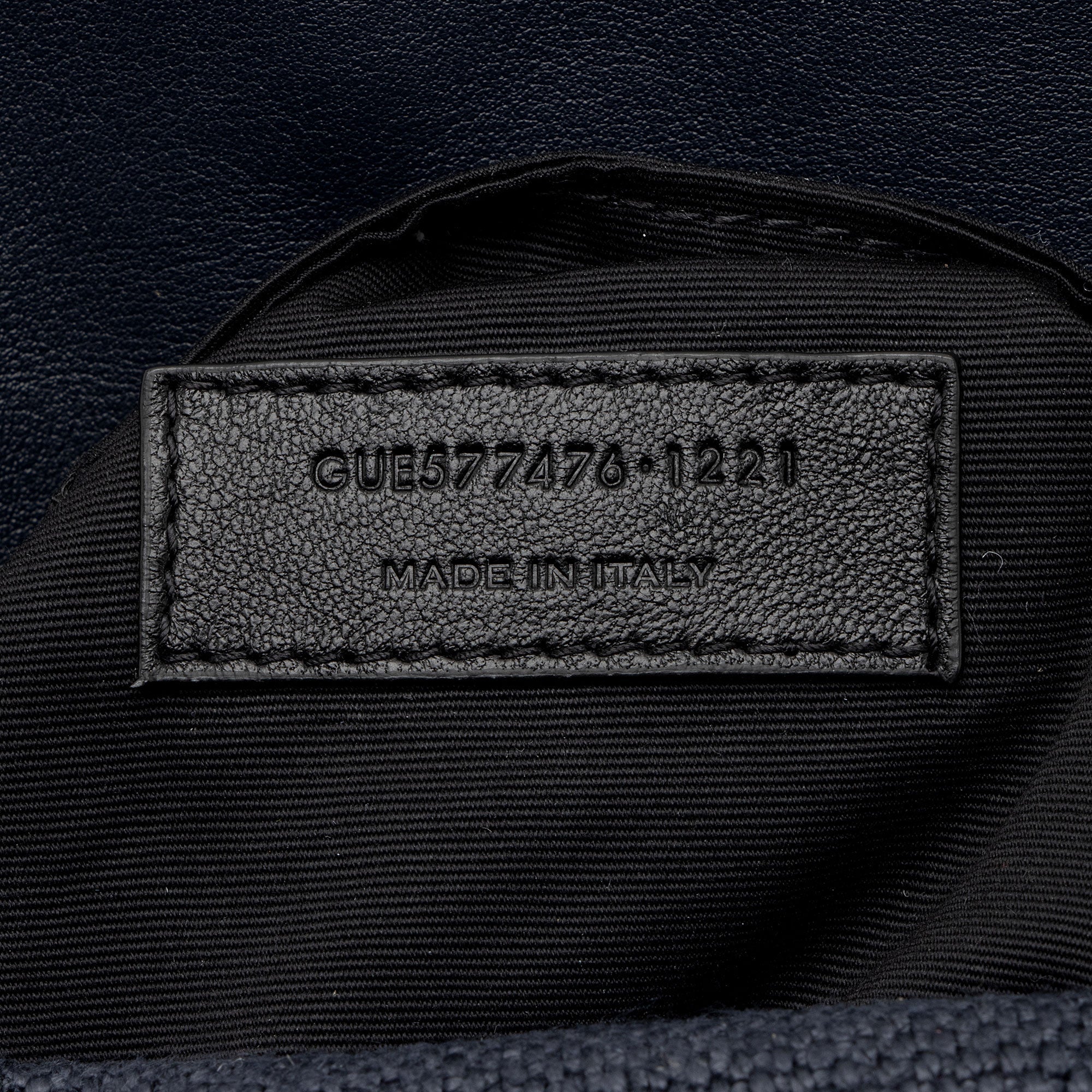 Saint Laurent Canvas Monogram Puffer LouLou Small Shoulder Bag (SHF-XqWUzx)