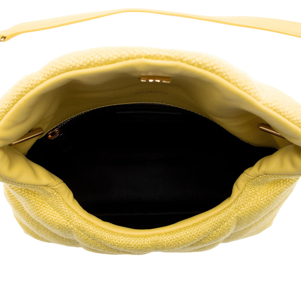 Saint Laurent Canvas Monogram Puffer LouLou Toy Shoulder Bag (SHF-k1xZIv)