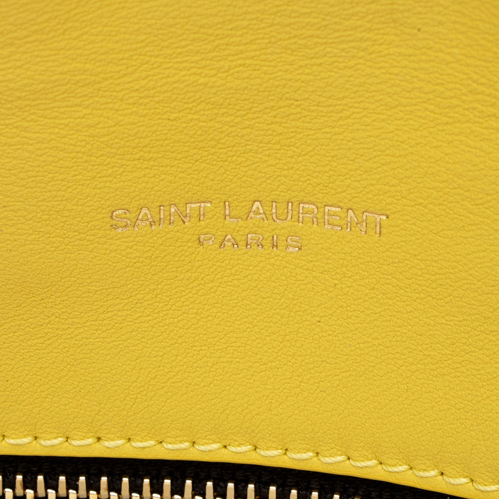 Saint Laurent Canvas Monogram Puffer LouLou Toy Shoulder Bag (SHF-k1xZIv)