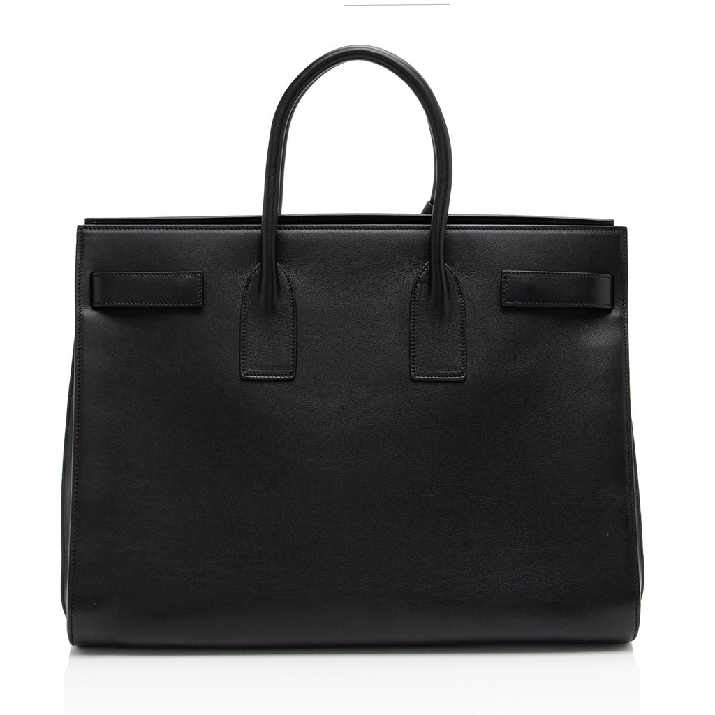 Saint Laurent Classic Calfskin Large Sac De Jour Tote (SHF-bynEkD)