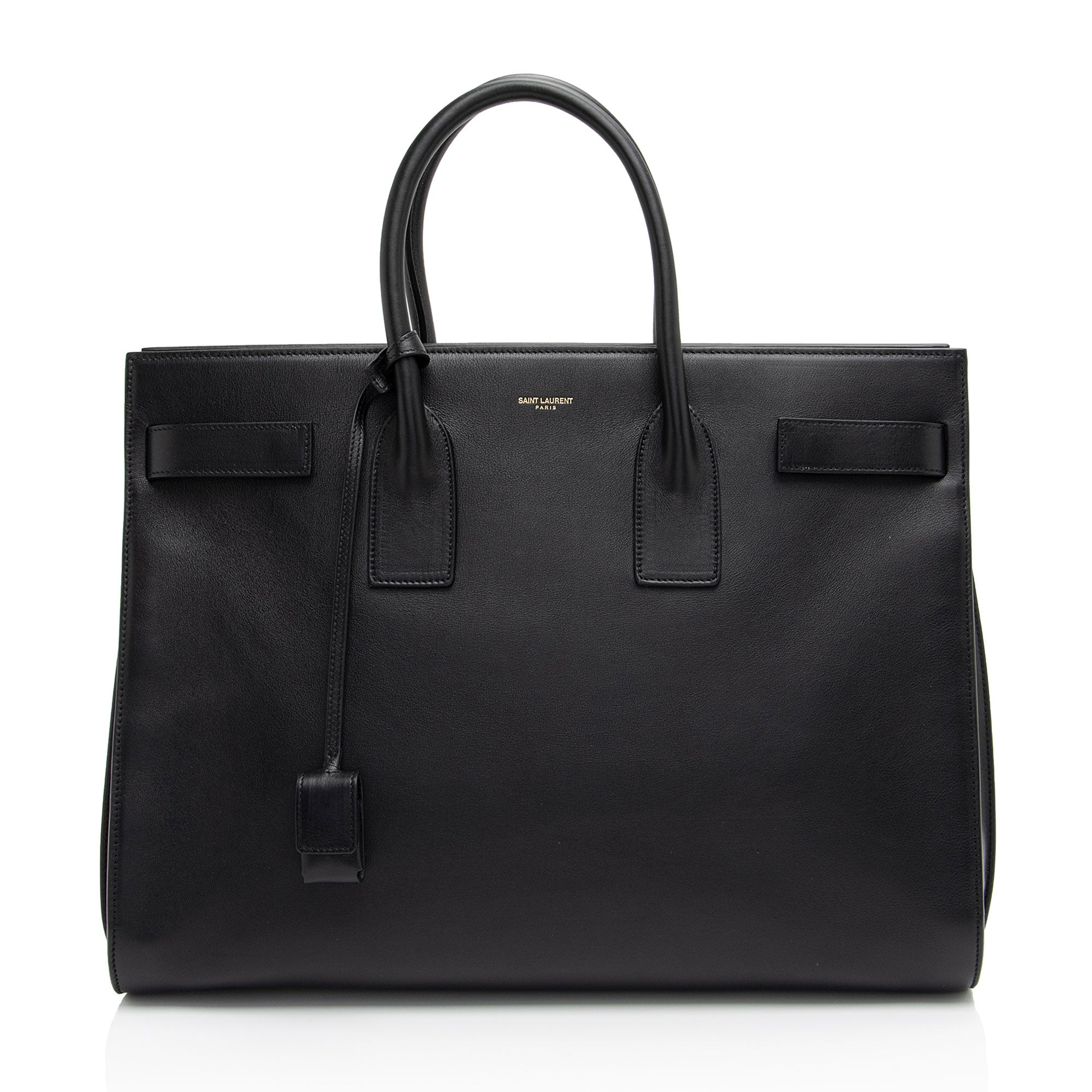 Saint Laurent Classic Calfskin Large Sac De Jour Tote (SHF-bynEkD)