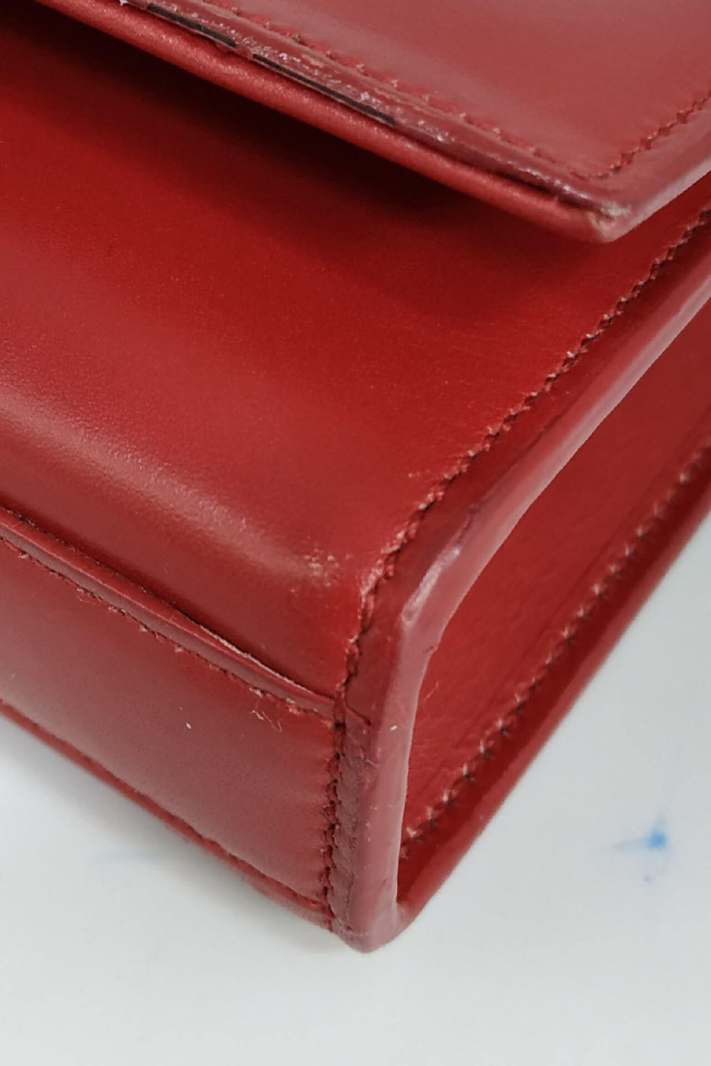 Classic Monogram Kate Clutch Red with Tassel
