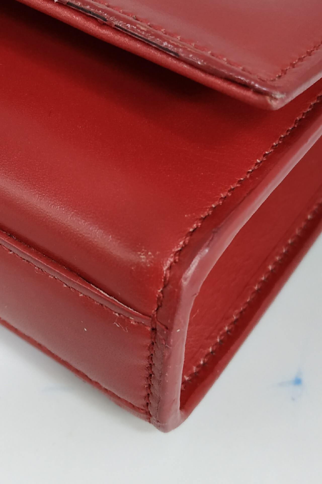Classic Monogram Kate Clutch Red with Tassel