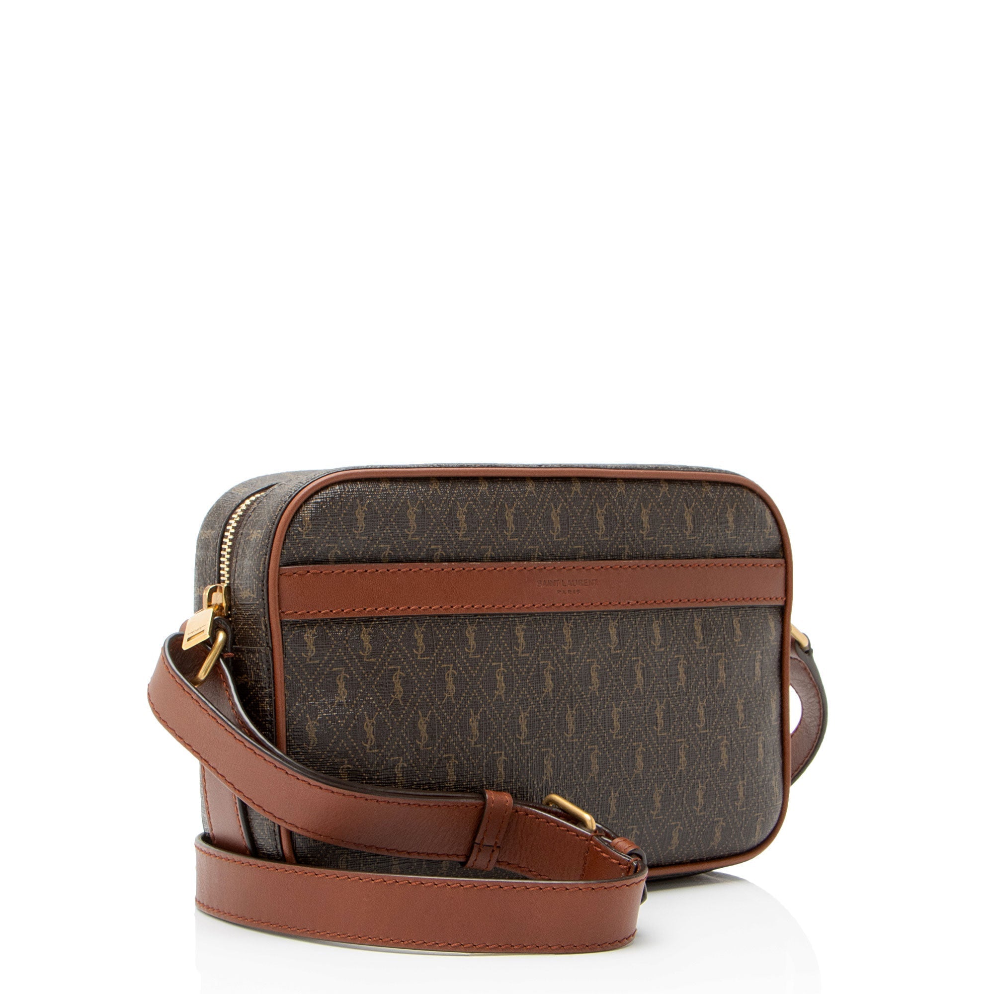 Saint Laurent Coated Canvas Le Monogramme Medium Camera Bag