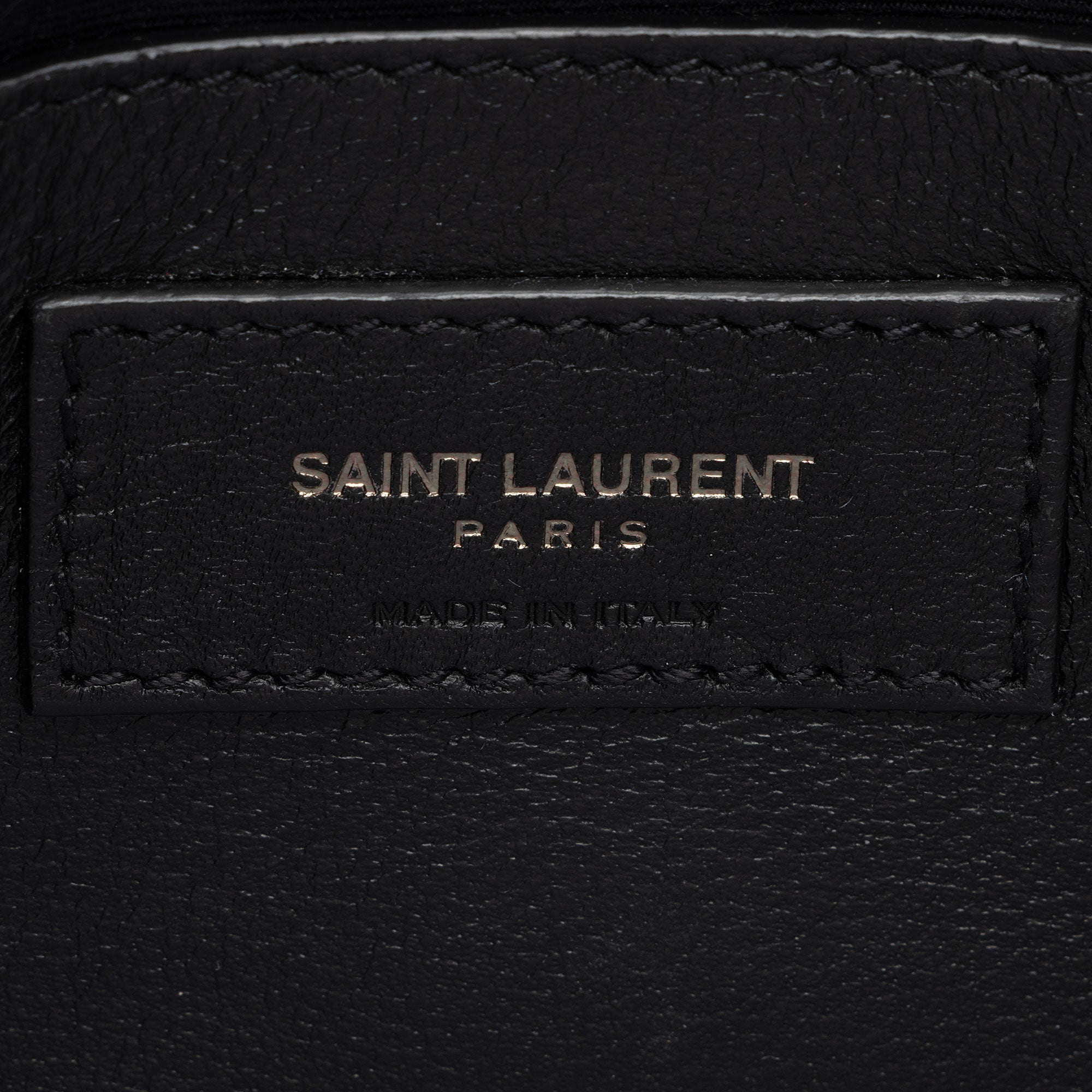 Saint Laurent Crinkled Calfskin Monogram Niki Baby Shoulder Bag (SHF-6jT1UC)