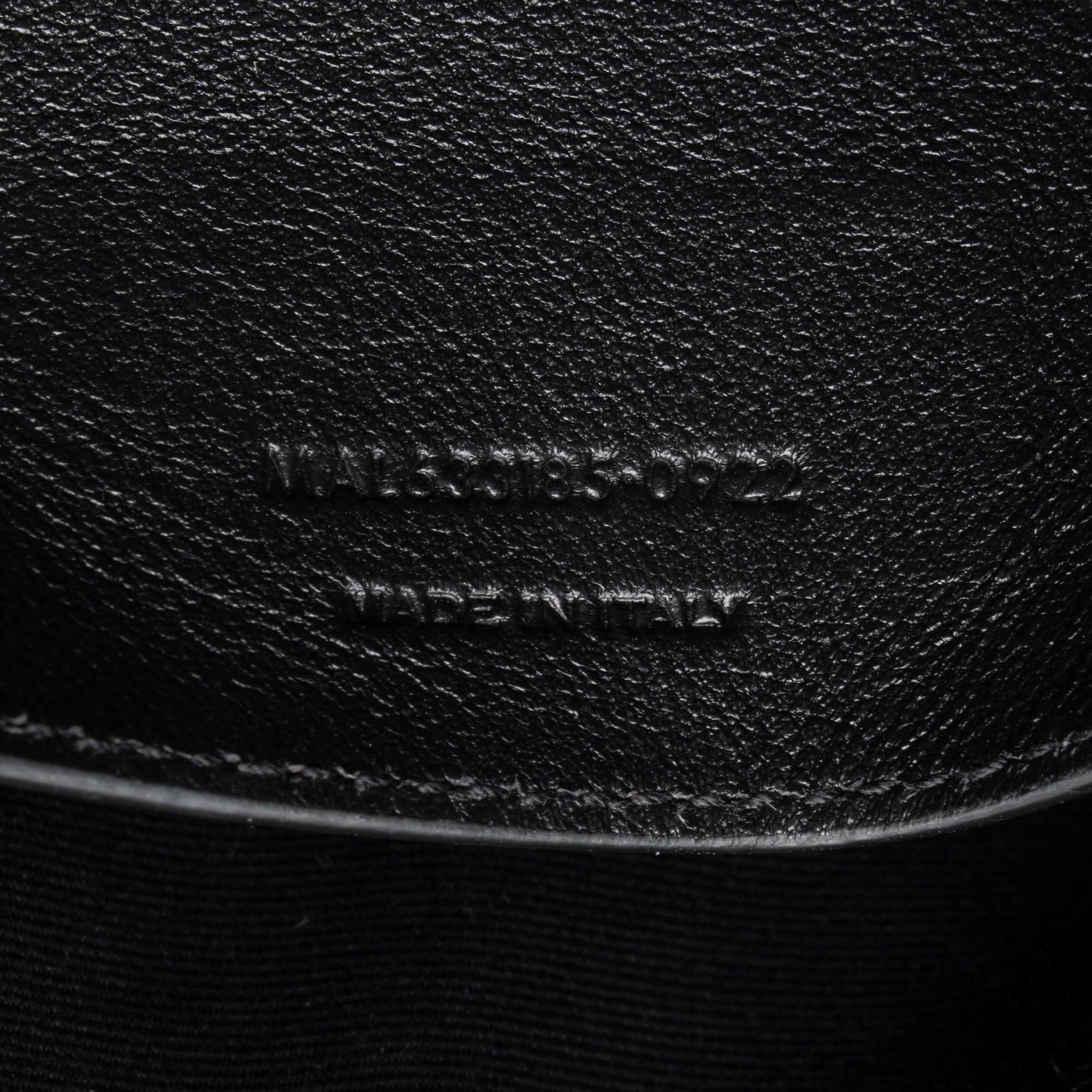Saint Laurent Crinkled Calfskin Monogram Niki Baby Shoulder Bag (SHF-BRqPlH)