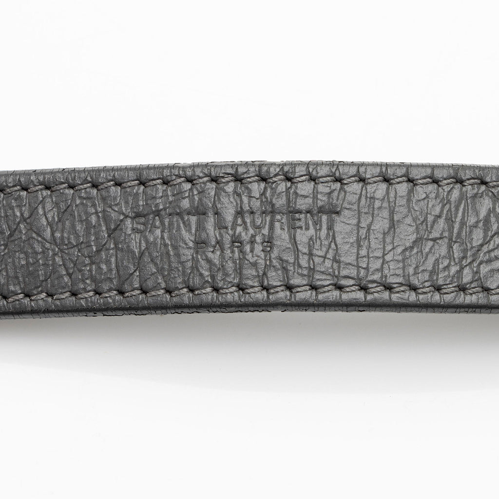 Saint Laurent Crinkled Calfskin Monogram Niki Chain Wallet (SHF-9O6DRW)