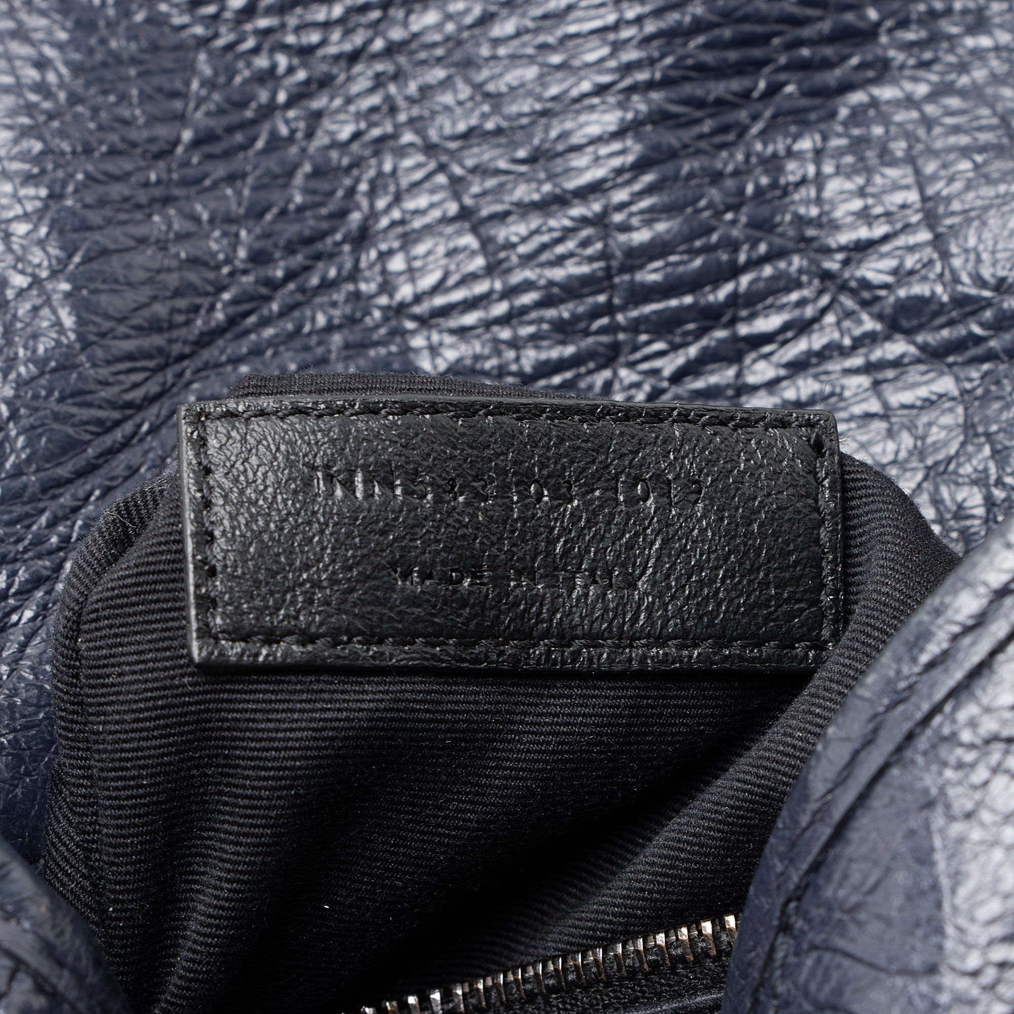 Saint Laurent Crinkled Calfskin Monogram Niki Chain Wallet