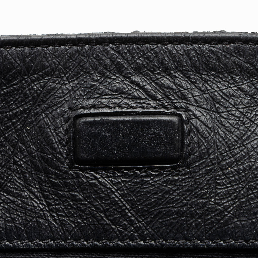 Saint Laurent Crinkled Calfskin Monogram Niki Large Shopping Tote