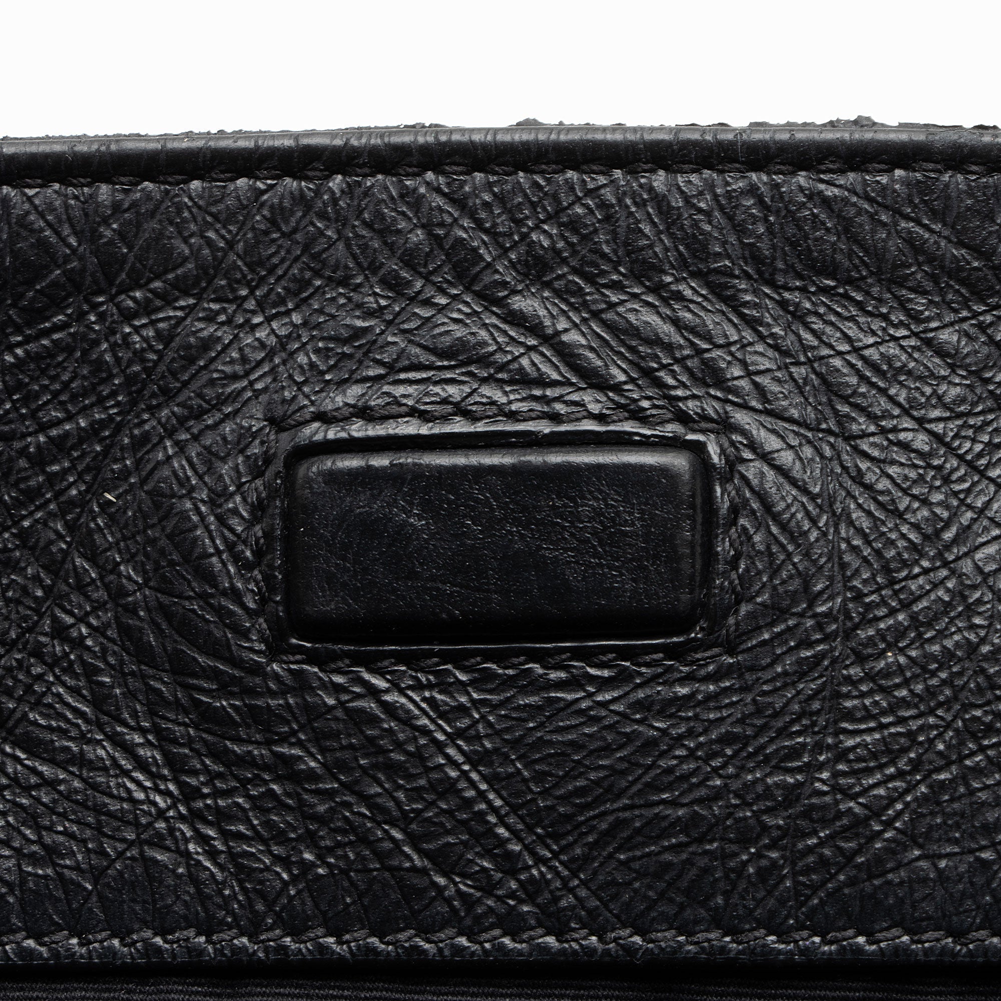 Saint Laurent Crinkled Calfskin Monogram Niki Large Shopping Tote