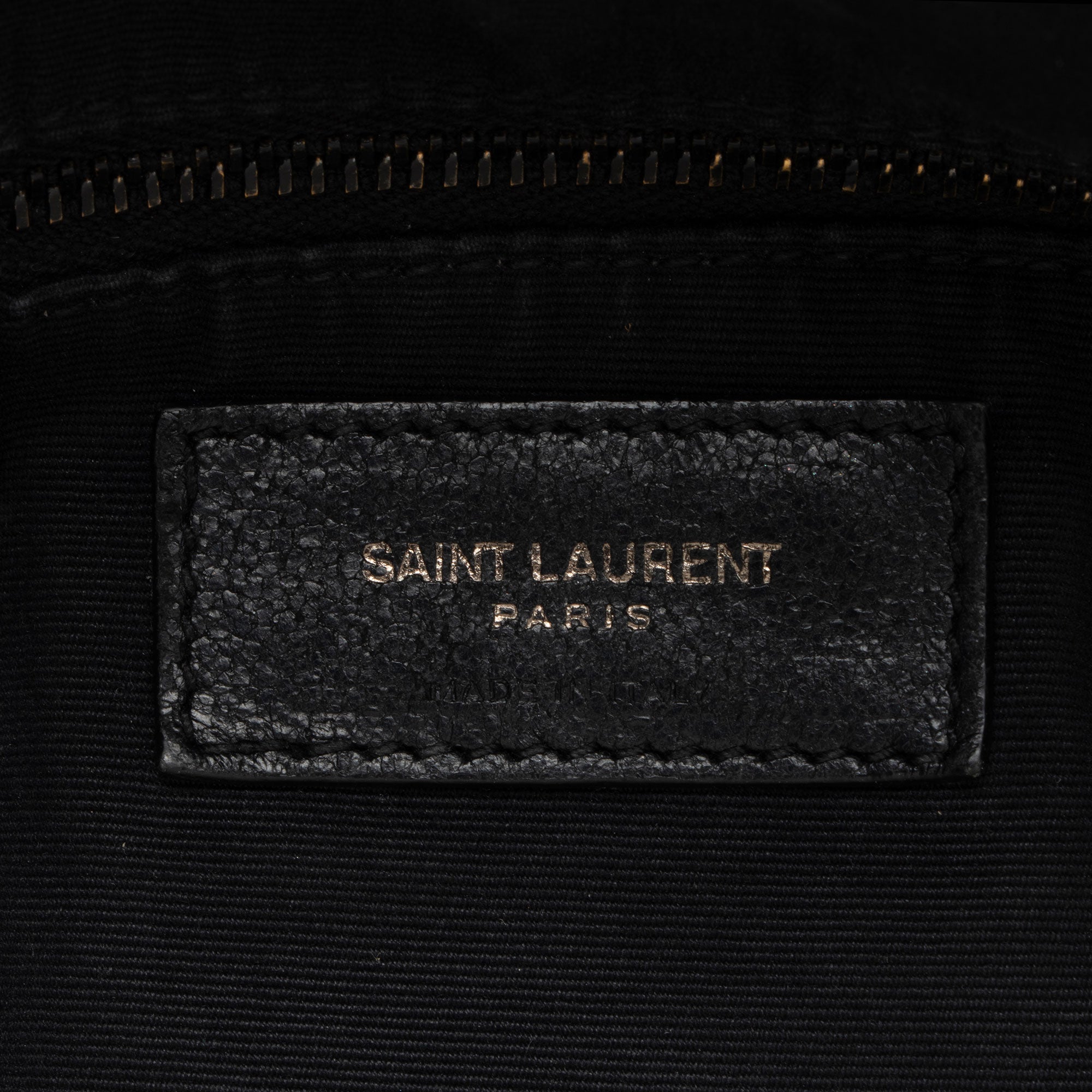 Saint Laurent Crinkled Calfskin Monogram Niki Large Shopping Tote