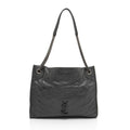 Saint Laurent Crinkled Calfskin Monogram Niki Medium Shopping Tote (SHF-gLfdmG)