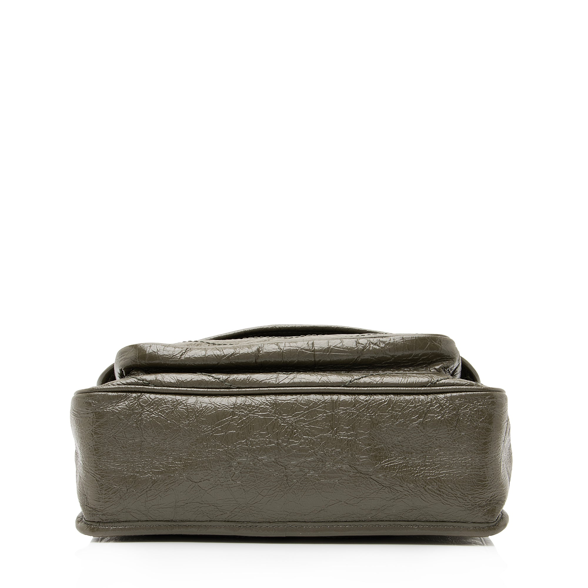 Saint Laurent Crinkled Calfskin Monogram Niki Medium Shoulder Bag (SHF-23860)