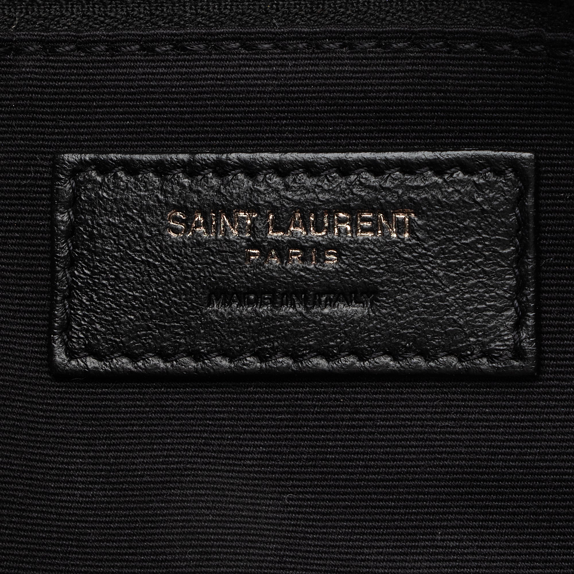 Saint Laurent Crinkled Calfskin Monogram Niki Medium Shoulder Bag (SHF-23860)