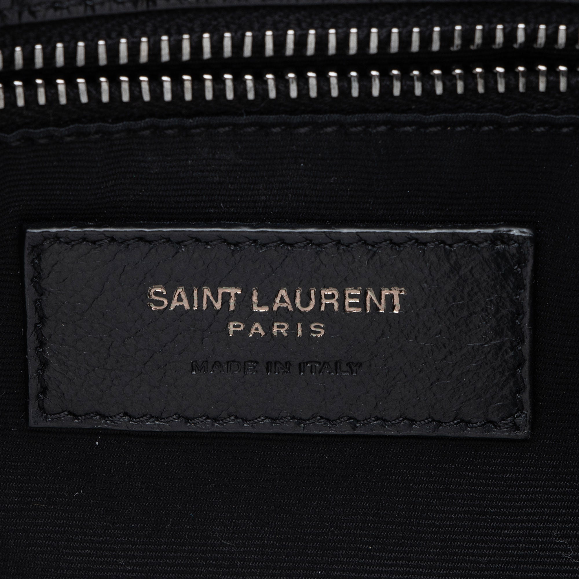 Saint Laurent Crinkled Calfskin Monogram Niki Medium Shoulder Bag