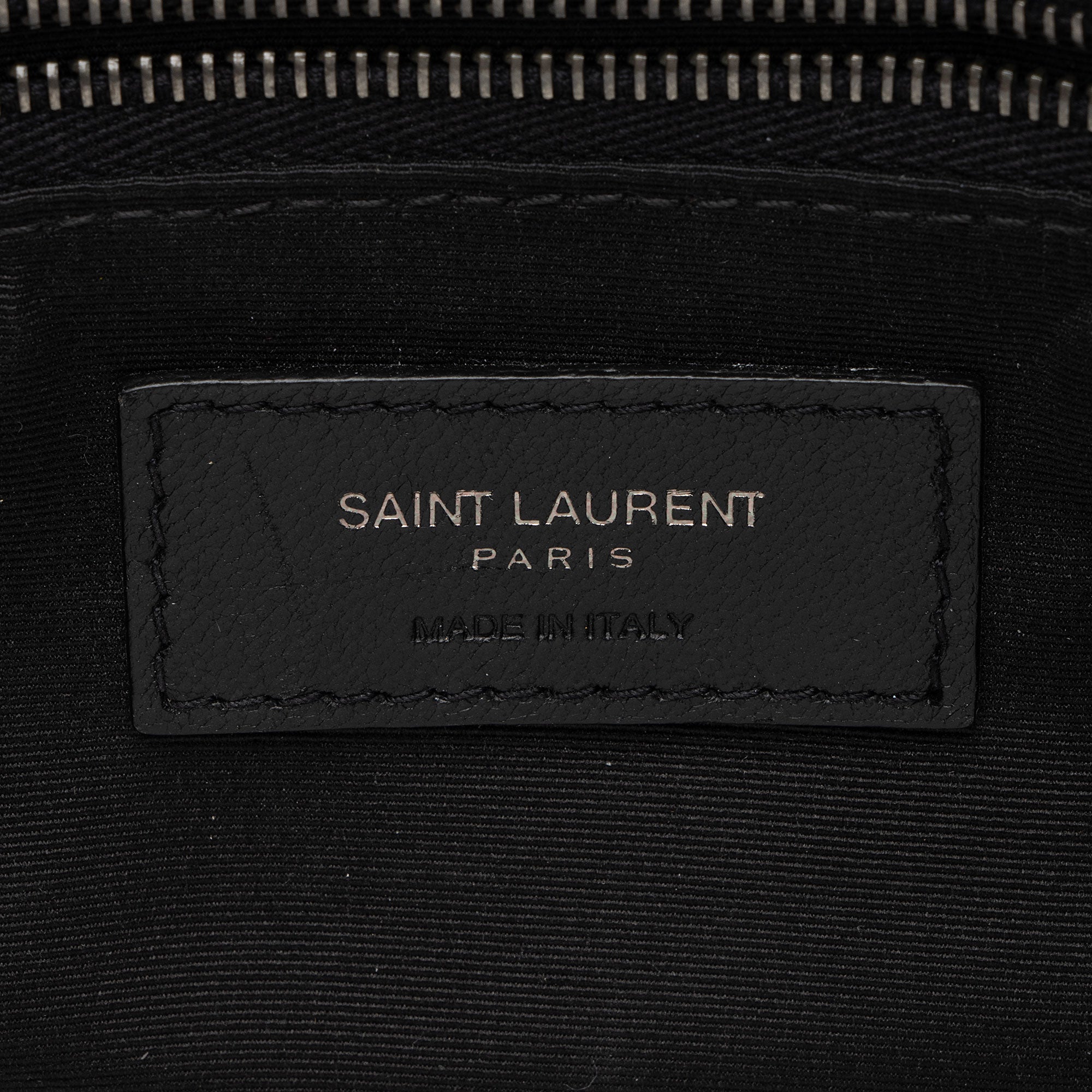 Saint Laurent Crinkled Calfskin Monogram Niki Medium Shoulder Bag