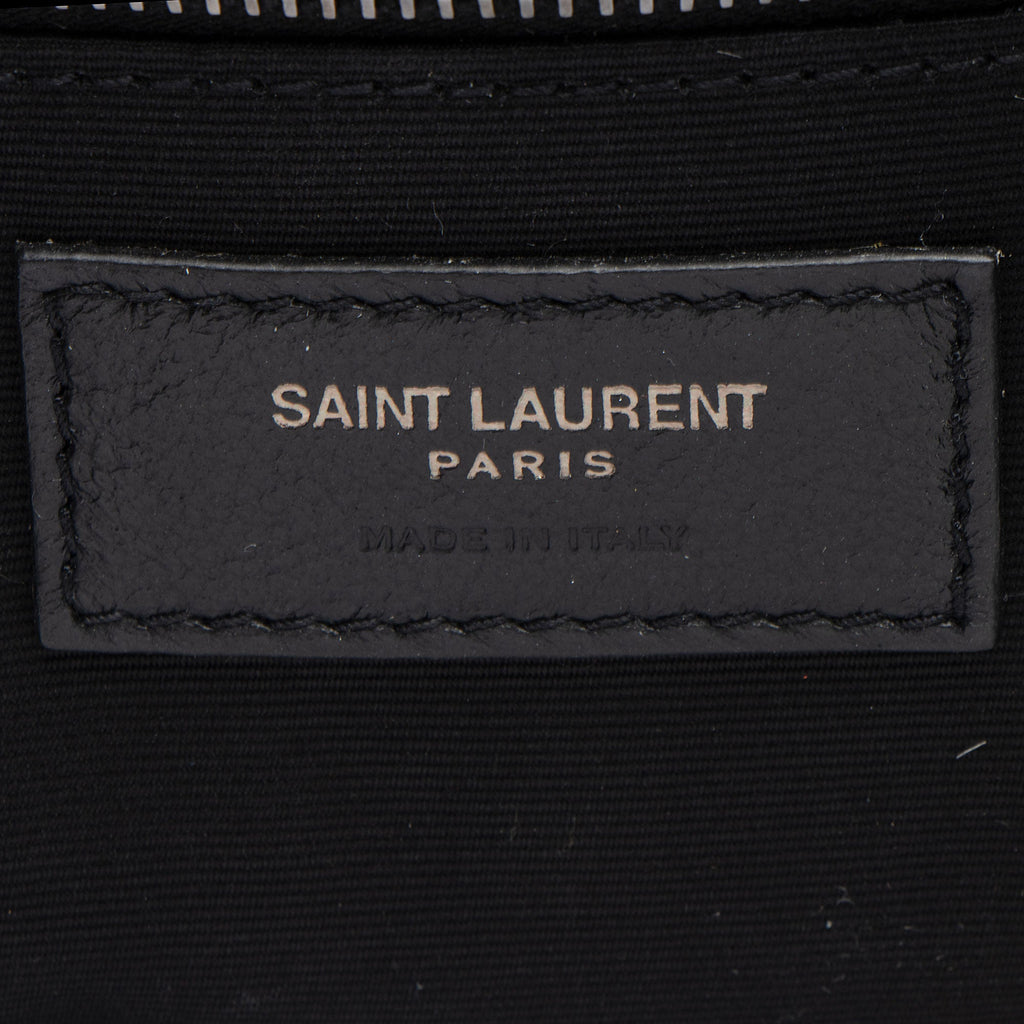 Saint Laurent Crinkled Calfskin Monogram Niki Medium Shoulder Bag