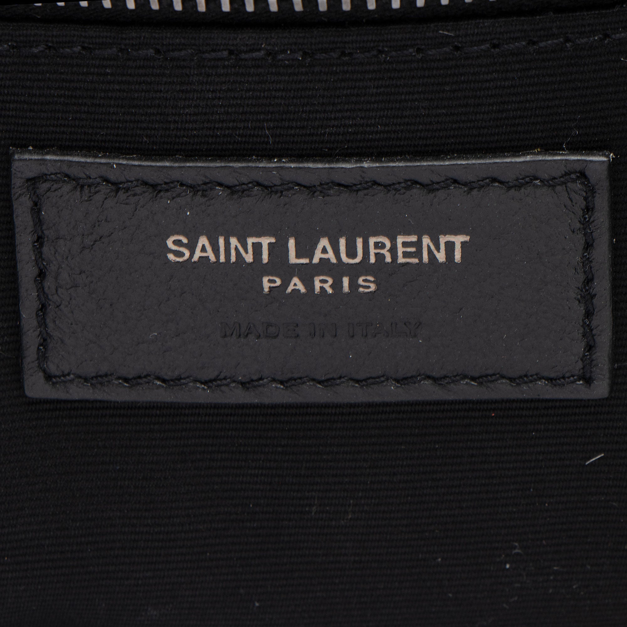 Saint Laurent Crinkled Calfskin Monogram Niki Medium Shoulder Bag