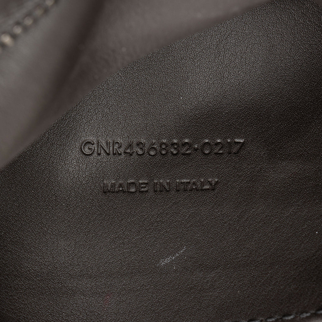 Saint Laurent Croc Embossed Calfskin Monogram Classic Cabas Downtown Small Tote