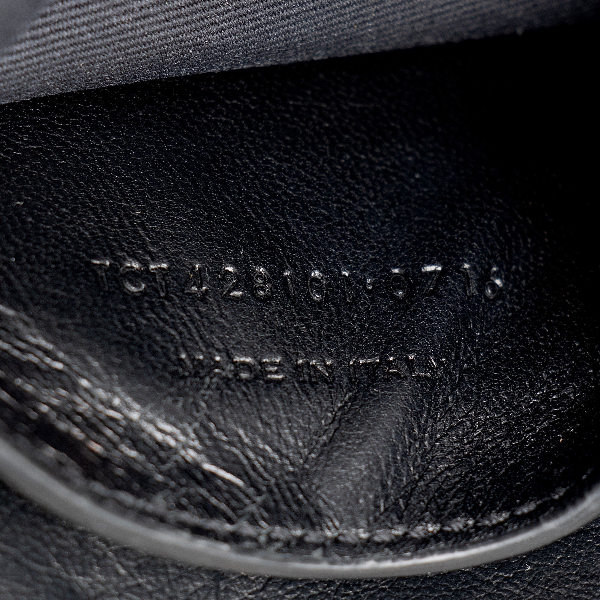 Saint Laurent Croc Embossed Calfskin Monogram College Medium Shoulder Bag