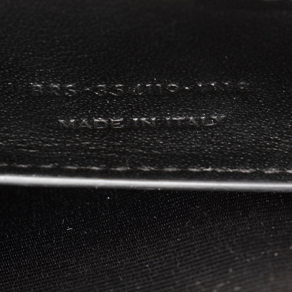 Saint Laurent Croc Embossed Leather Monogram Kate Tassel Medium Shoulder Bag (SHF-38szZN)