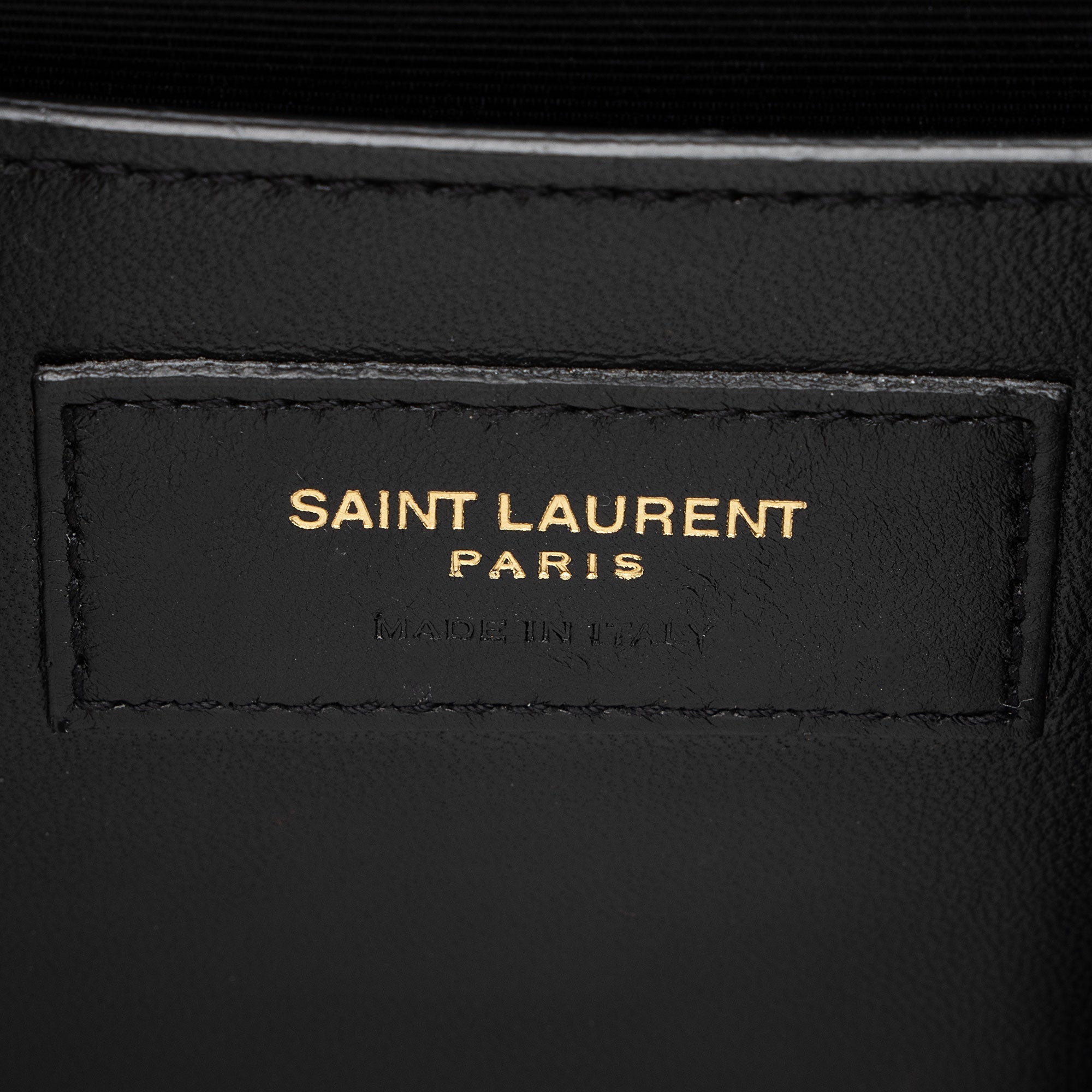 Saint Laurent Croc Embossed Leather Monogram Kate Tassel Medium Shoulder Bag (SHF-XGojHb)
