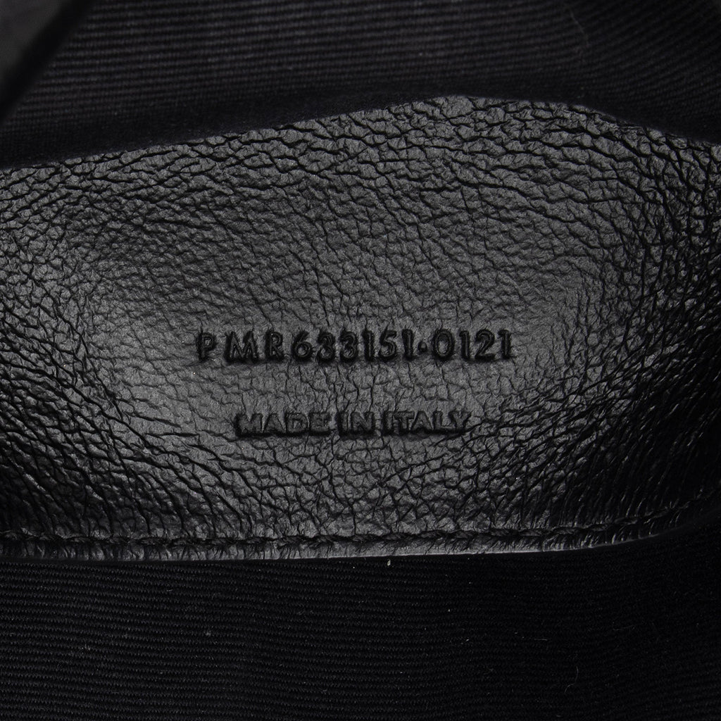 Saint Laurent Croc Embossed Leather Monogram Niki Baby Shoulder Bag (SHF-NVfs5q)