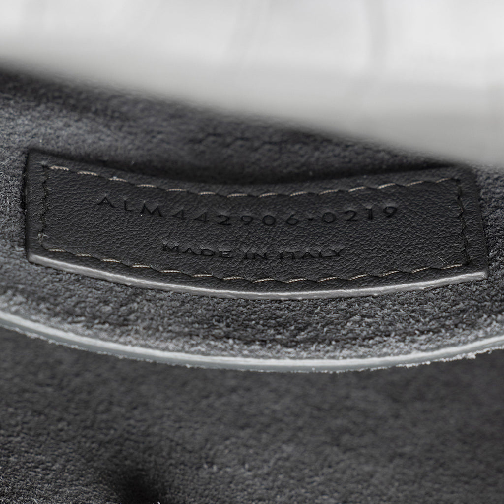 Saint Laurent Croc Embossed Leather Monogram Sunset Medium Shoulder Bag (SHF-dhitYI)