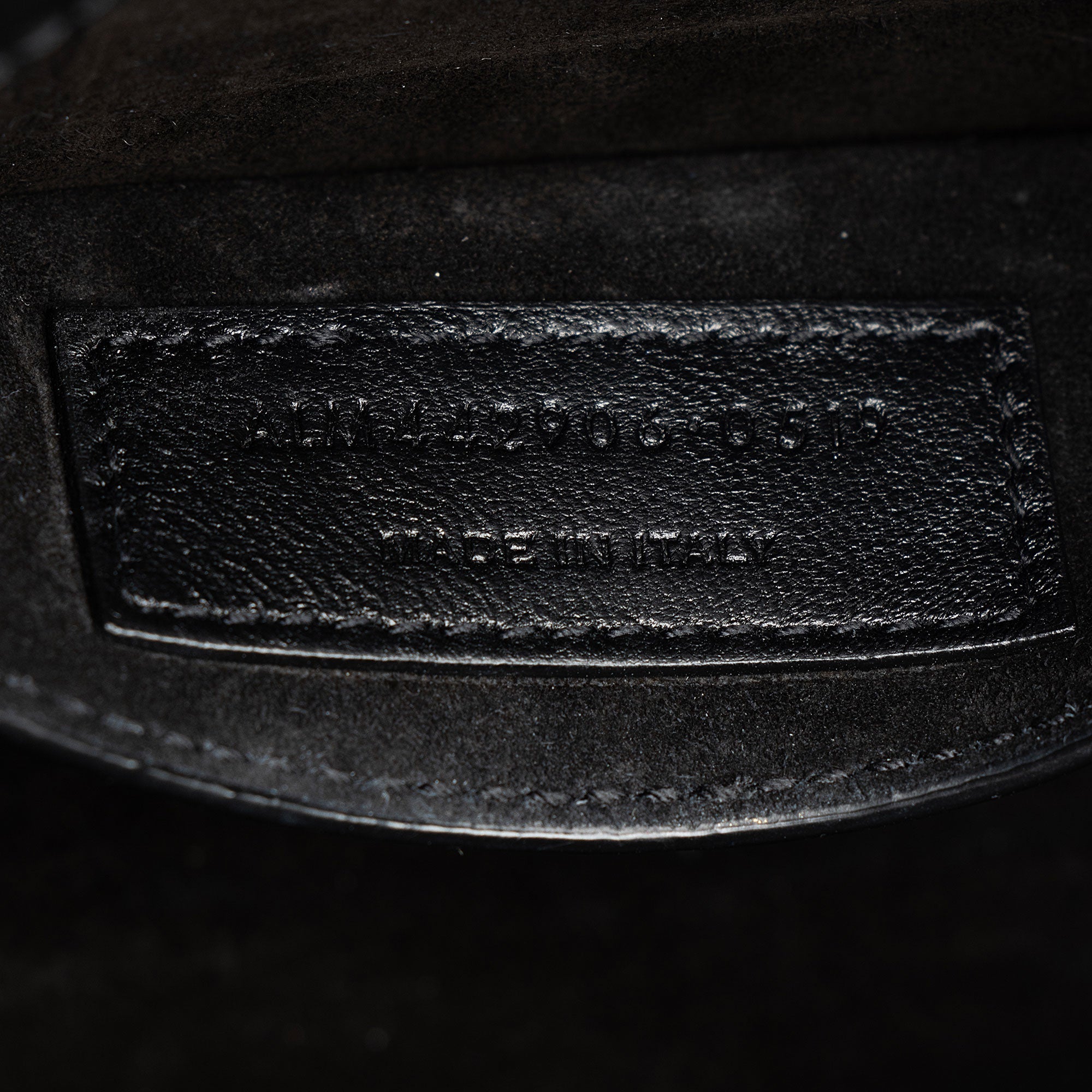 Saint Laurent Croc Embossed Leather Monogram Sunset Medium Shoulder Bag