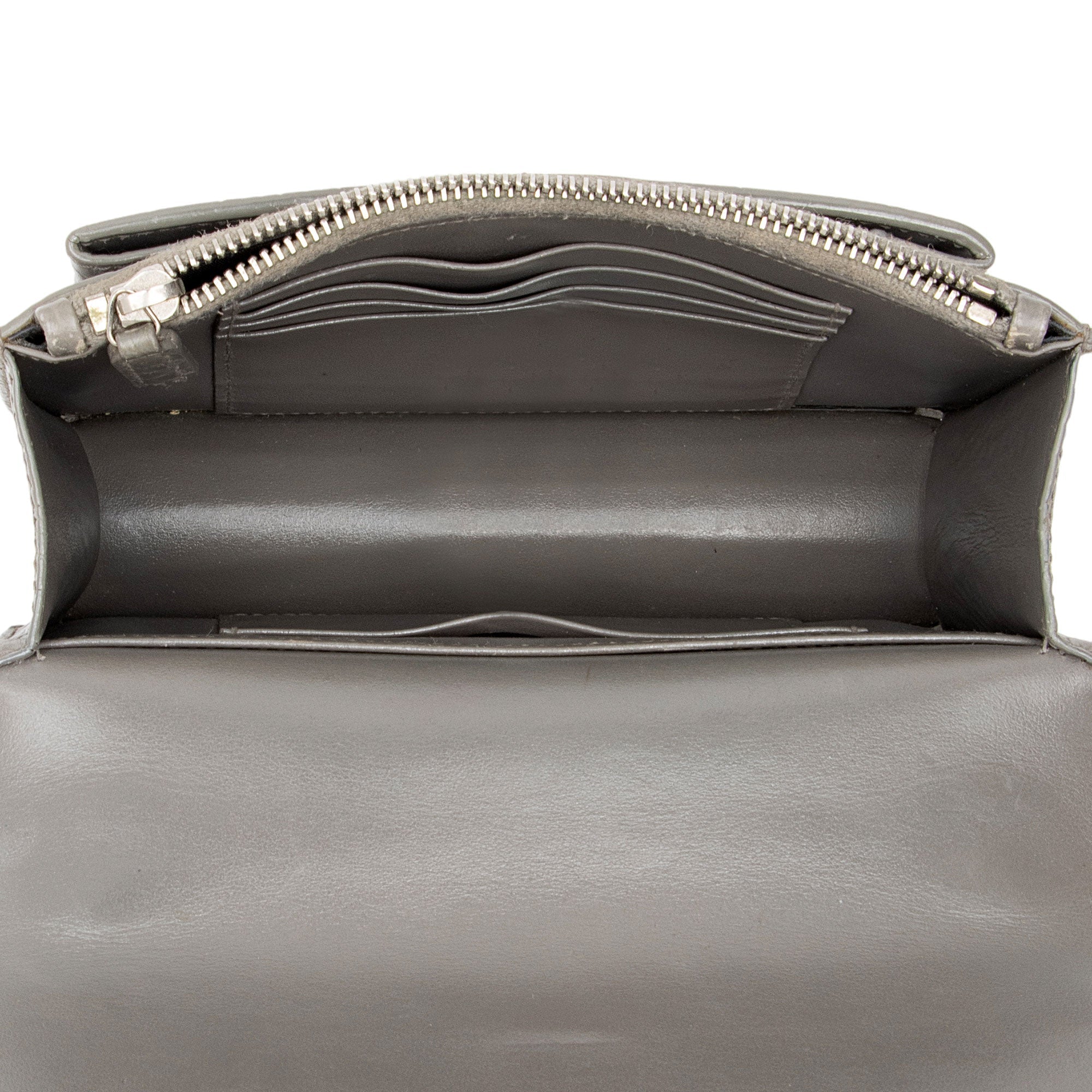 Saint Laurent Croc Embossed Leather Monogram Sunset Mini Wallet on Chain Bag (SHF-6eLO28)