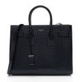 Saint Laurent Croc Embossed Leather Sac De Jour Small Tote (SHF-RDXxWt)