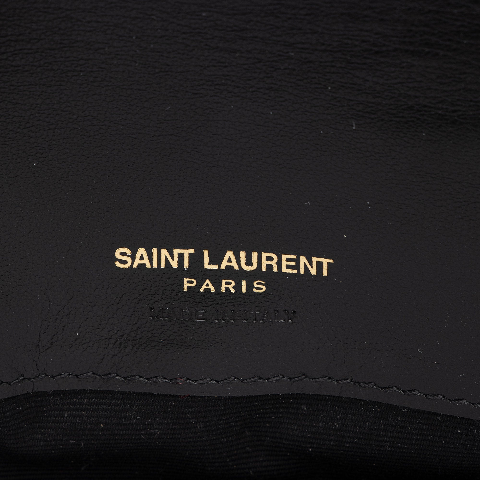 Saint Laurent Croc Embossed Monogram Phone Holder Shoulder Bag (SHF-8nnftx)