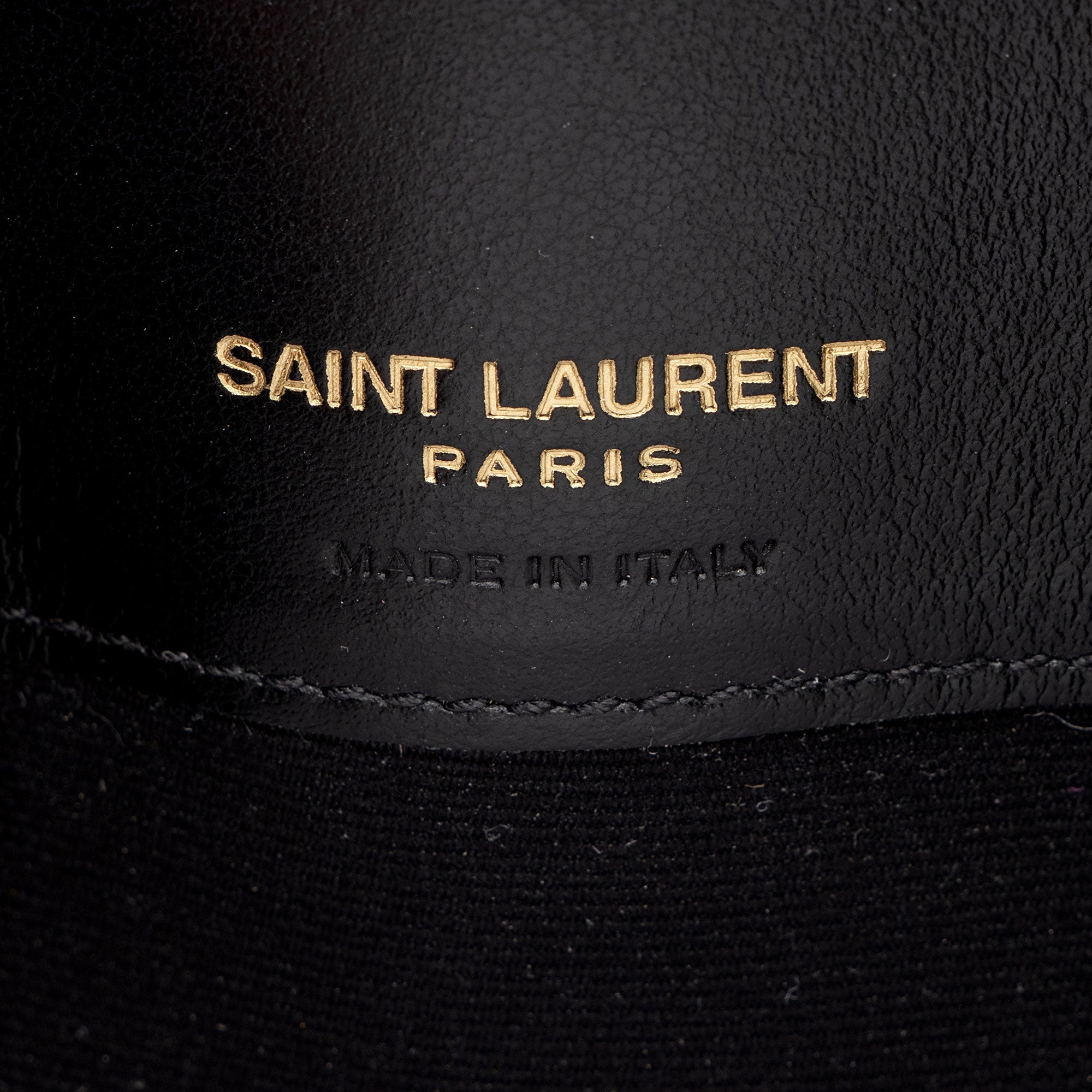 Saint Laurent Croc Embossed Monogram Phone Holder Shoulder Bag (SHF-EFRcxI)