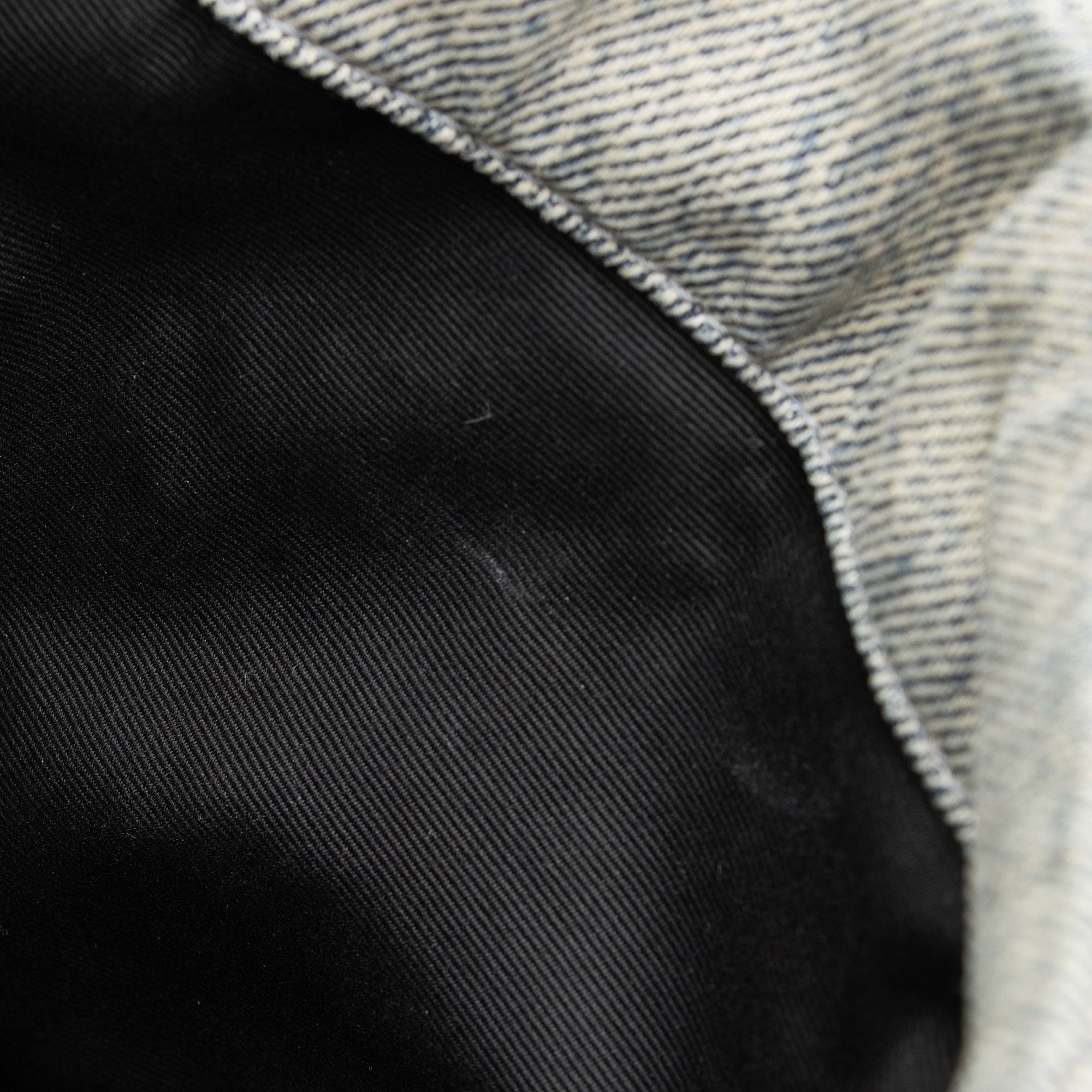 Saint Laurent Denim Monogram Puffer LouLou Chain Medium Shoulder Bag