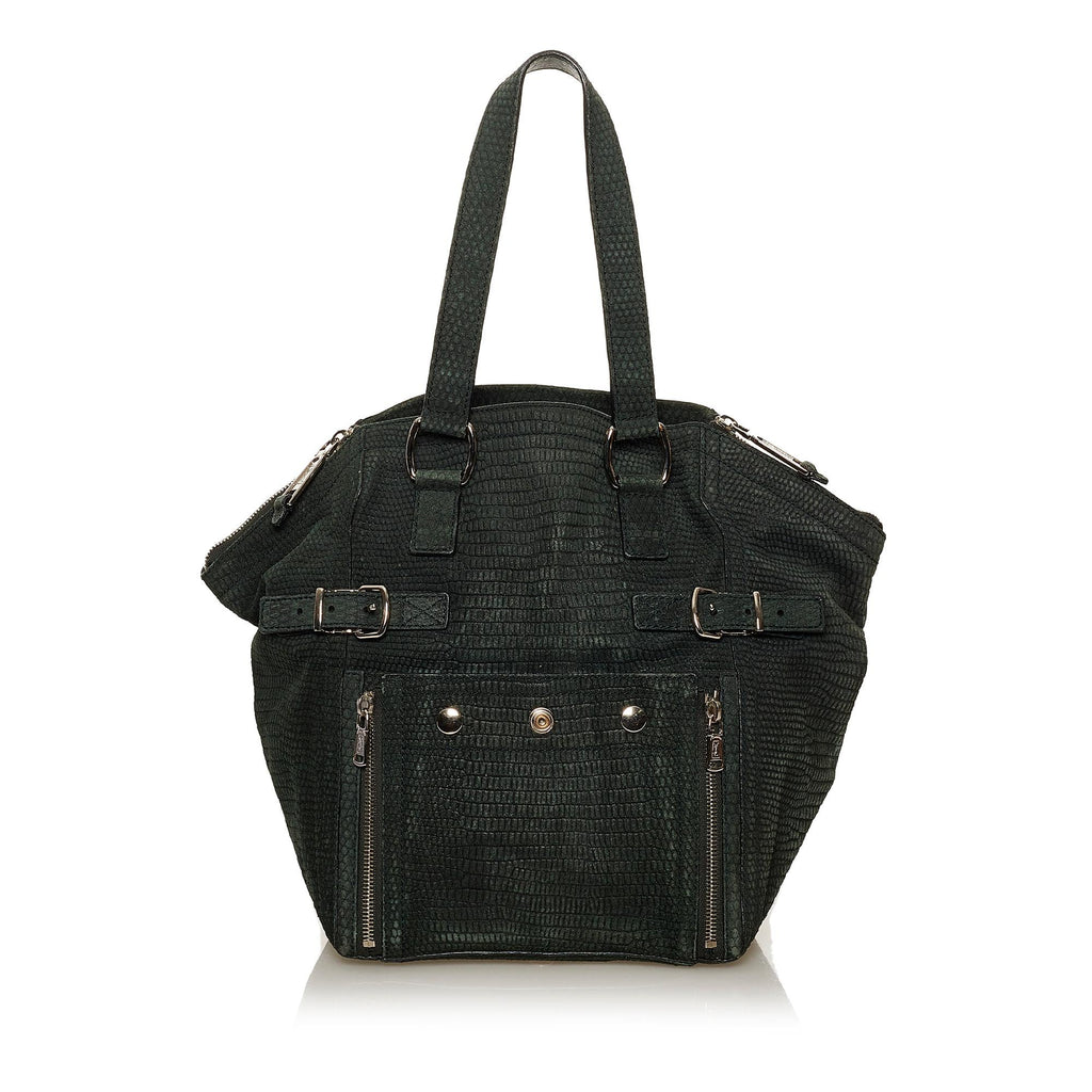 Saint Laurent Downtown Embossed Leather Tote Bag (SHG-28403)