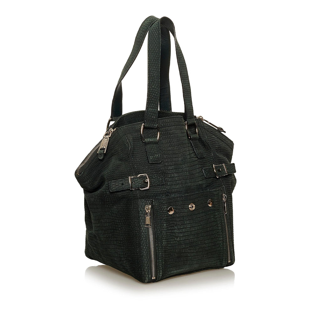 Saint Laurent Downtown Embossed Leather Tote Bag (SHG-28403)