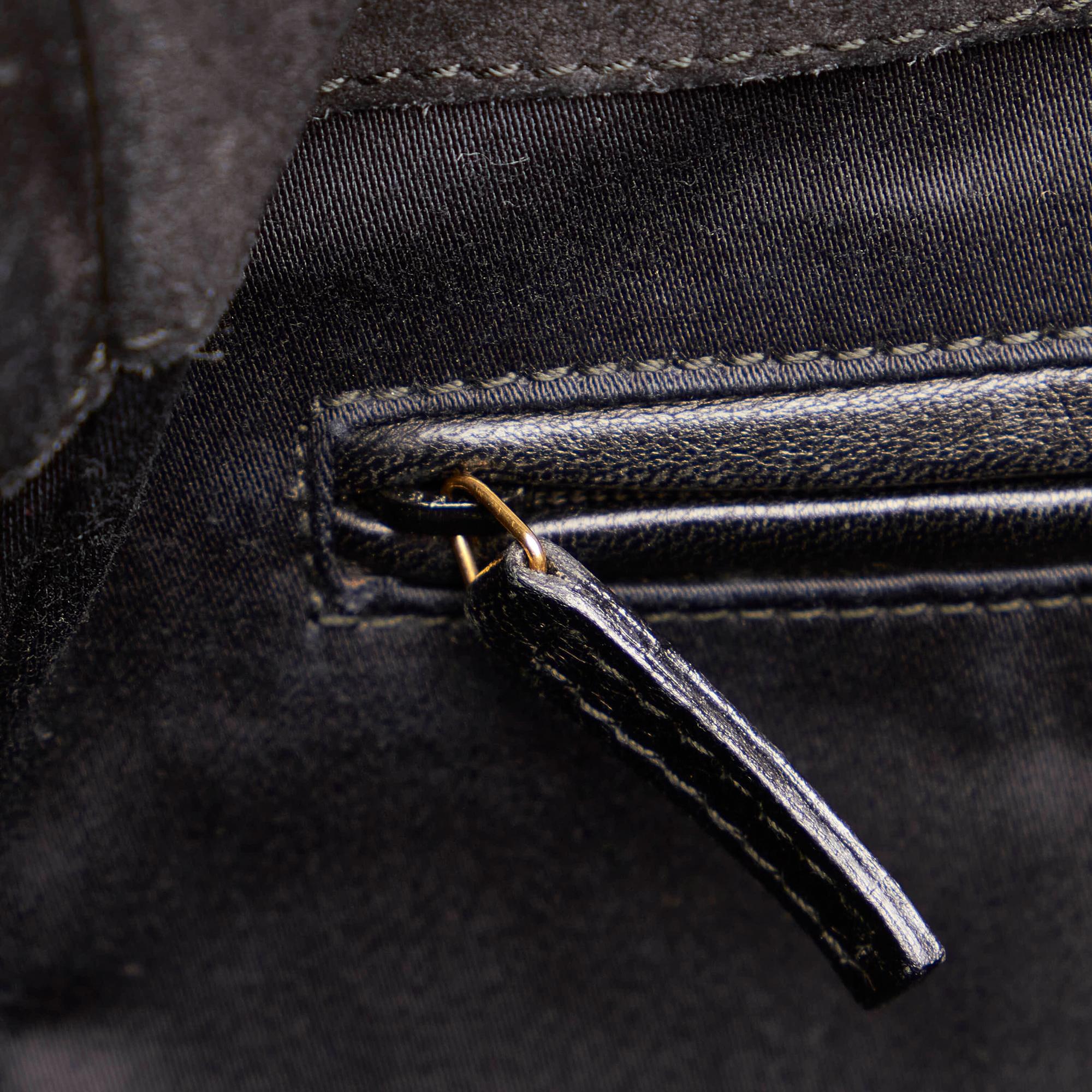 Saint Laurent Downtown Leather Tote Bag (SHG-29878)