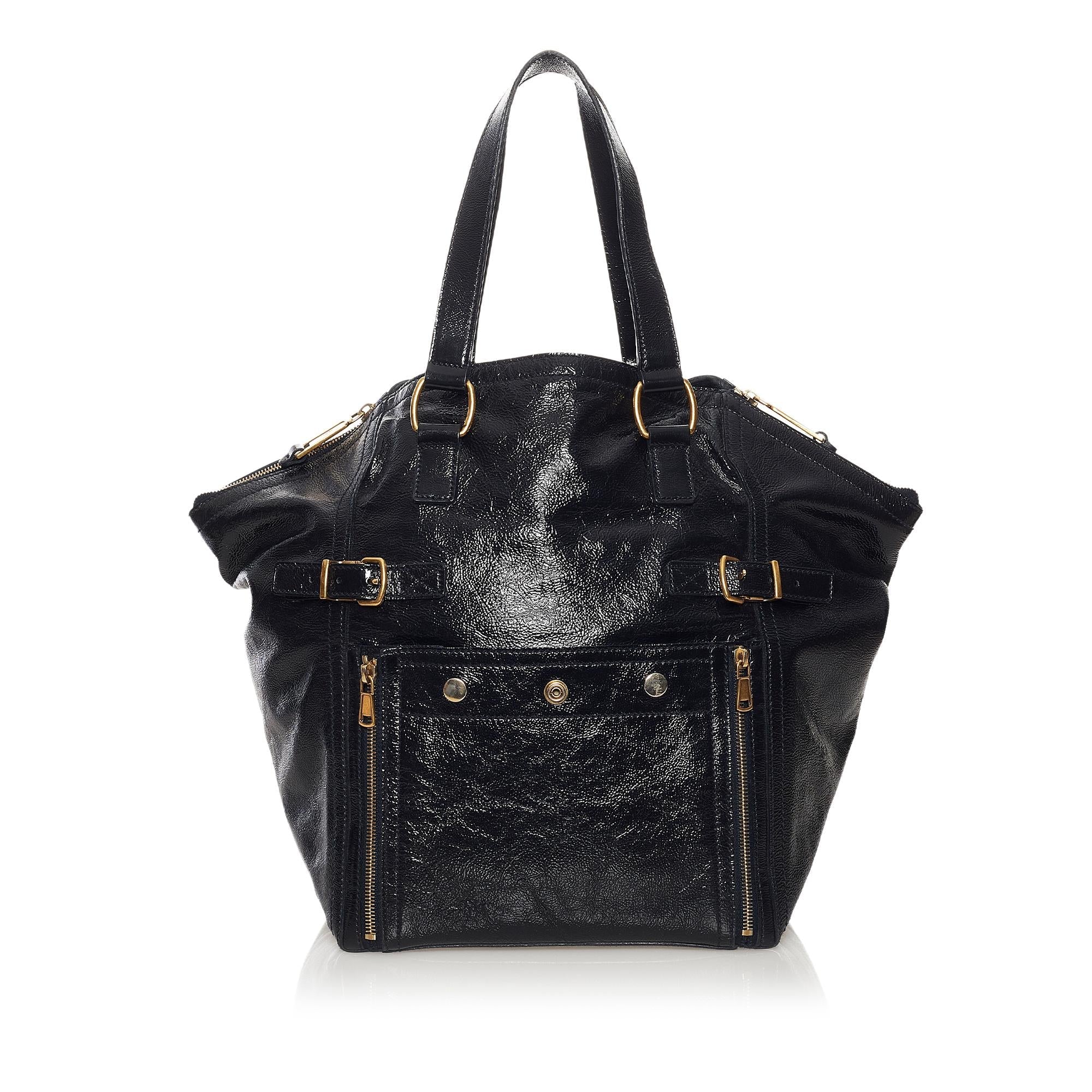 Saint Laurent Downtown Leather Tote Bag (SHG-33554)