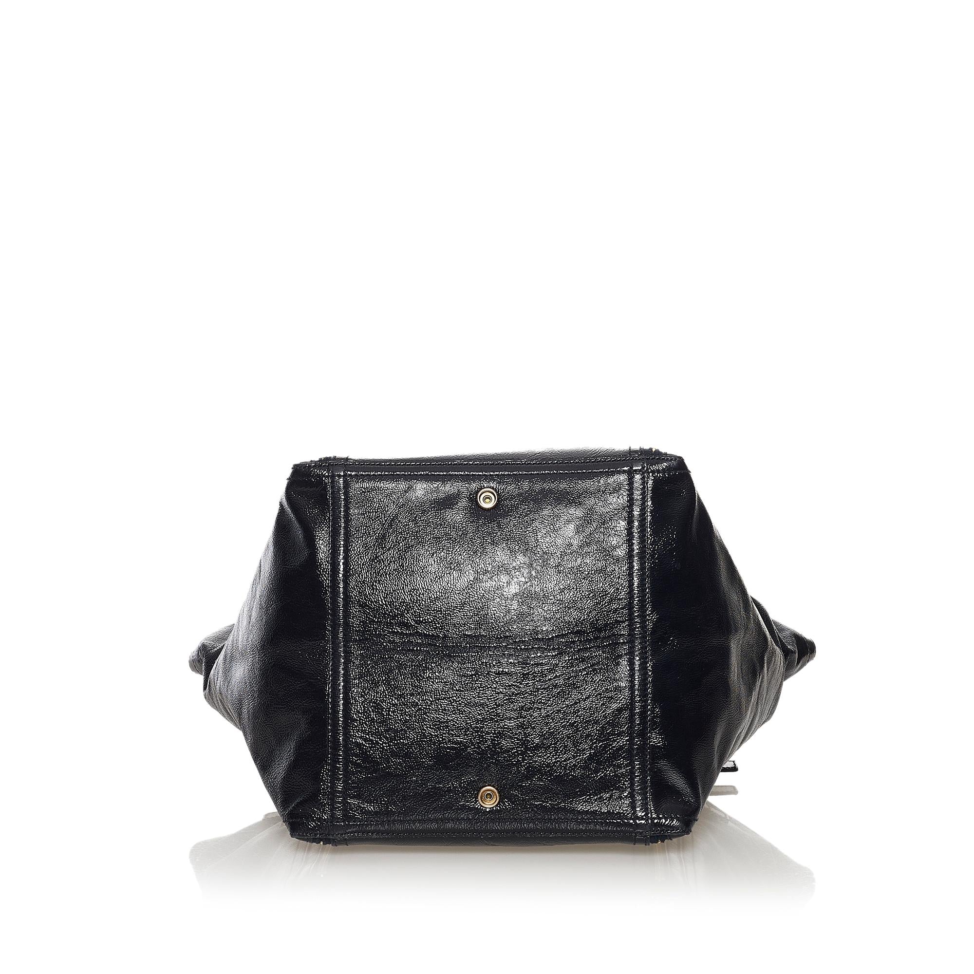 Saint Laurent Downtown Leather Tote Bag (SHG-33554)