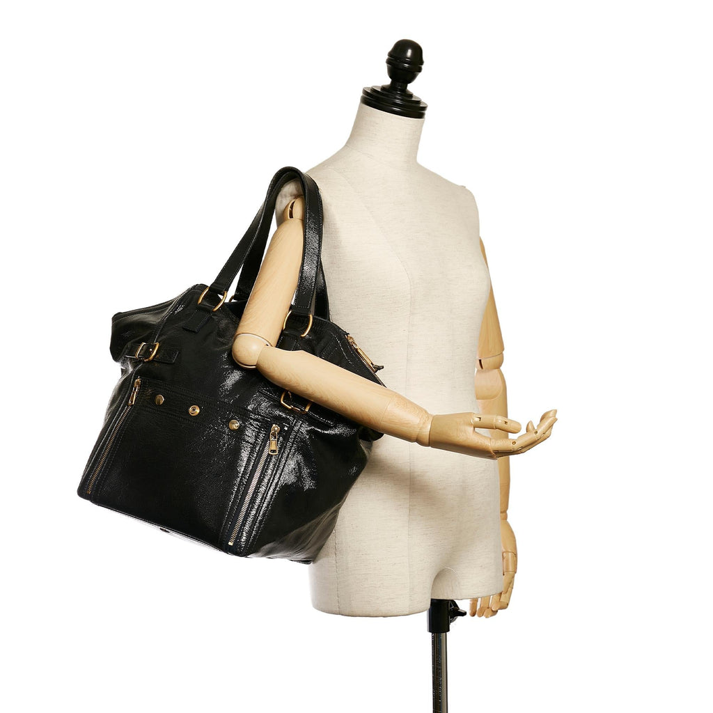 Saint Laurent Downtown Leather Tote Bag (SHG-33554)