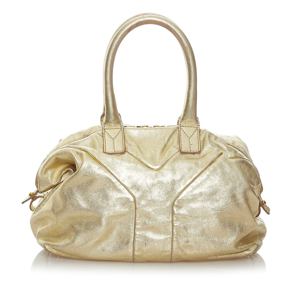 Saint Laurent Easy Y Leather Tote Bag (SHG-37235)