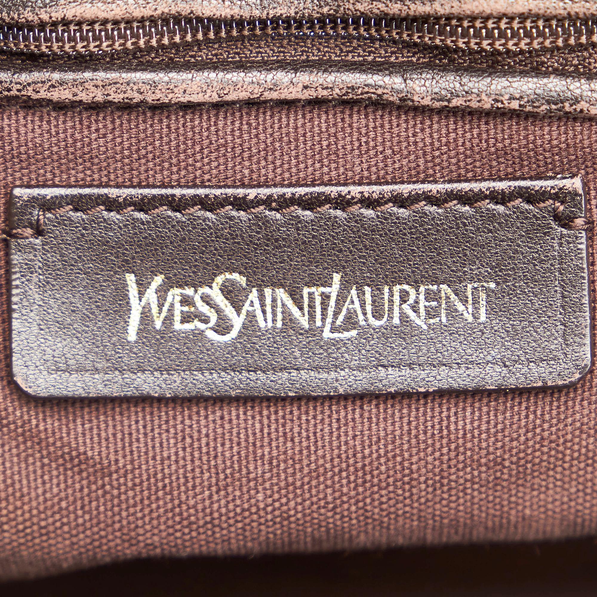Saint Laurent Easy Y Leather Tote Bag (SHG-37235)