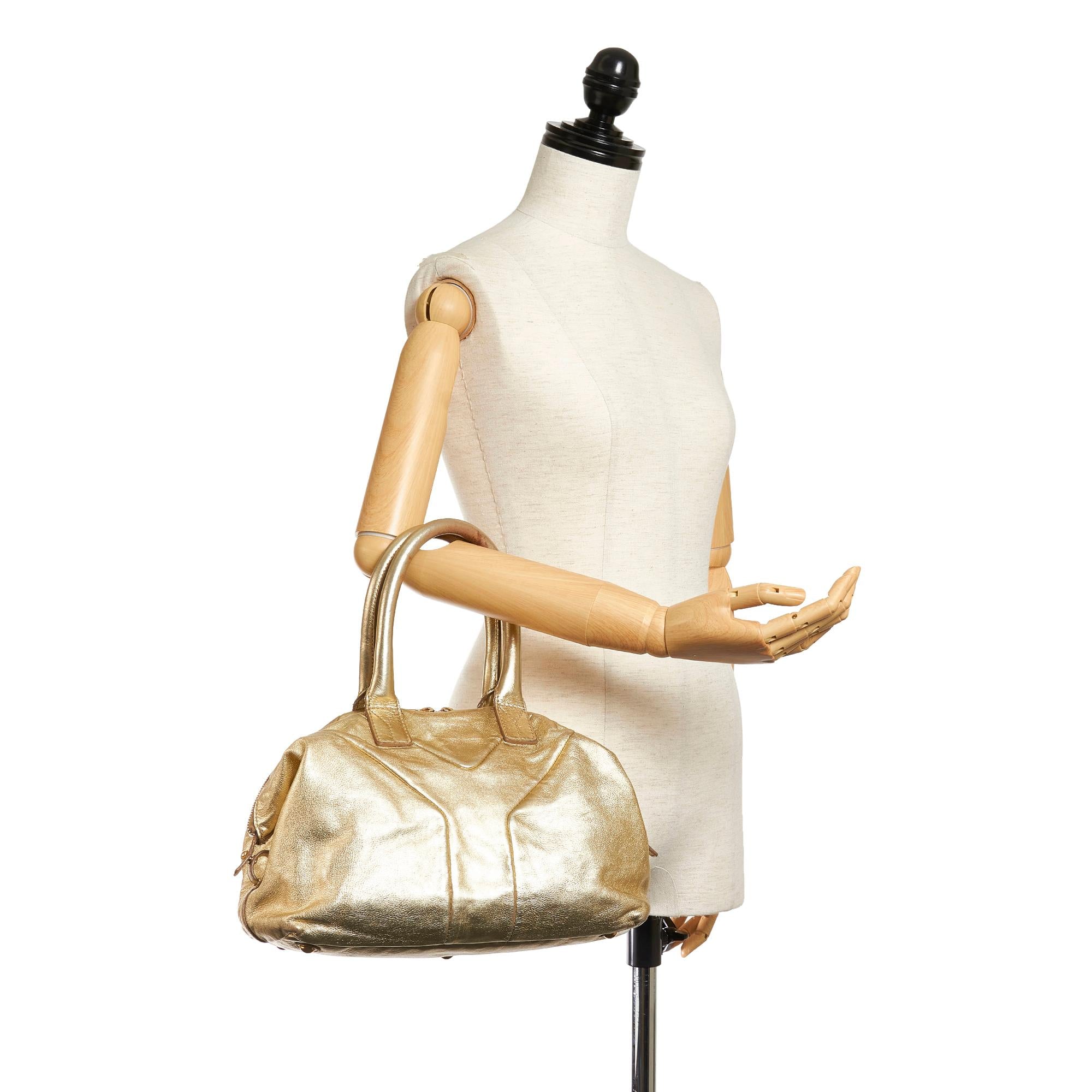 Saint Laurent Easy Y Leather Tote Bag (SHG-37235)