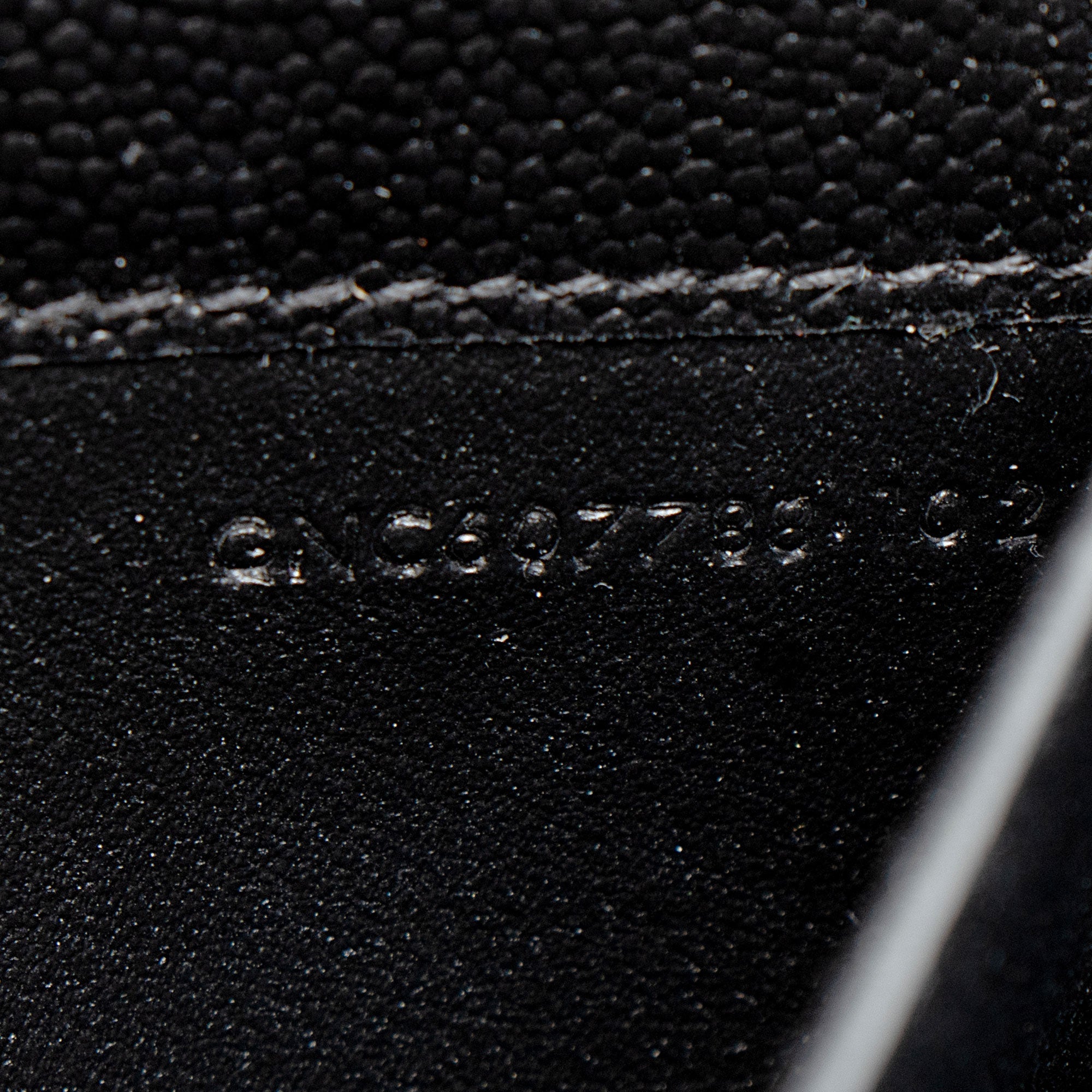 Saint Laurent Grain De Poudre Monogram Uptown Chain Wallet