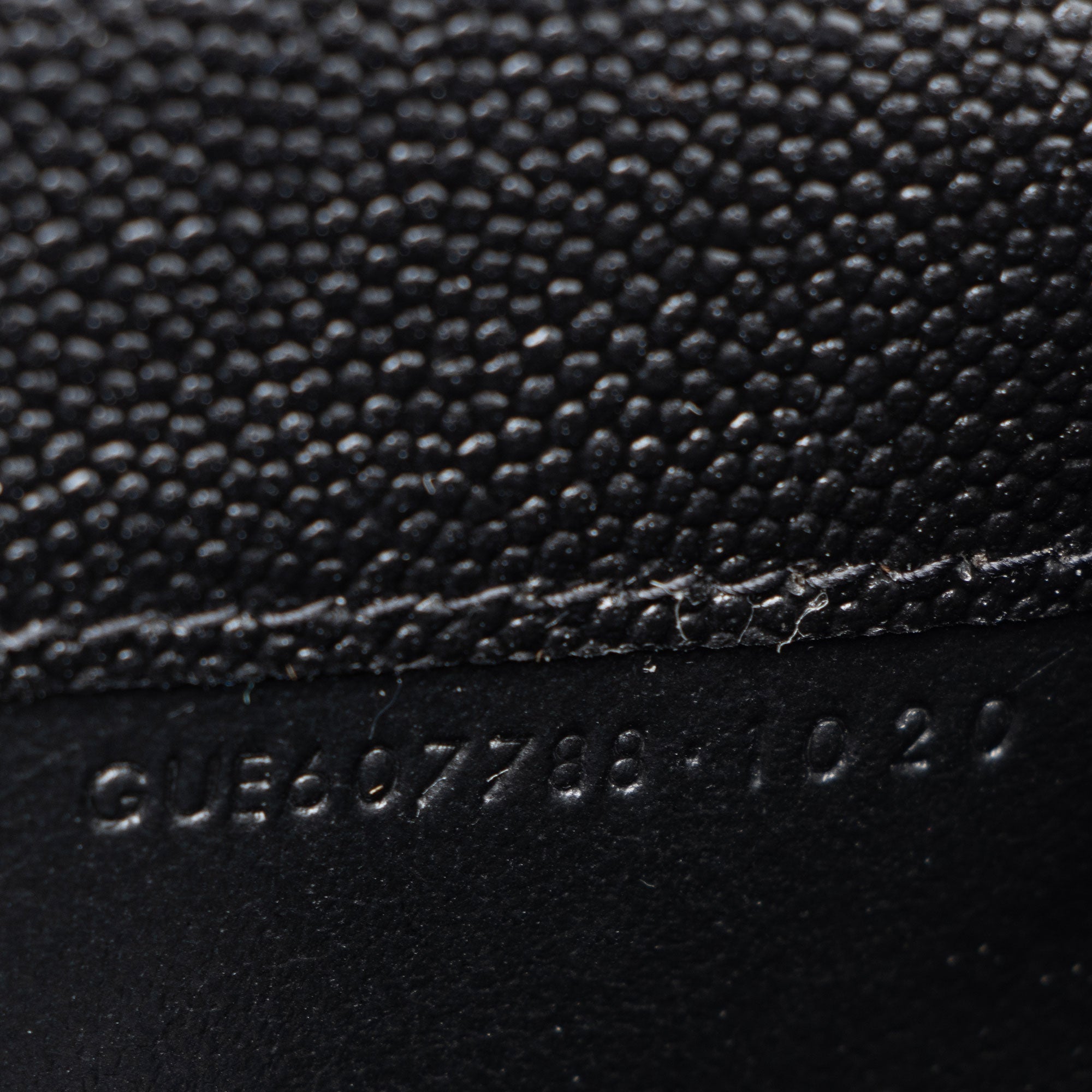Saint Laurent Grain De Poudre Monogram Uptown Chain Wallet