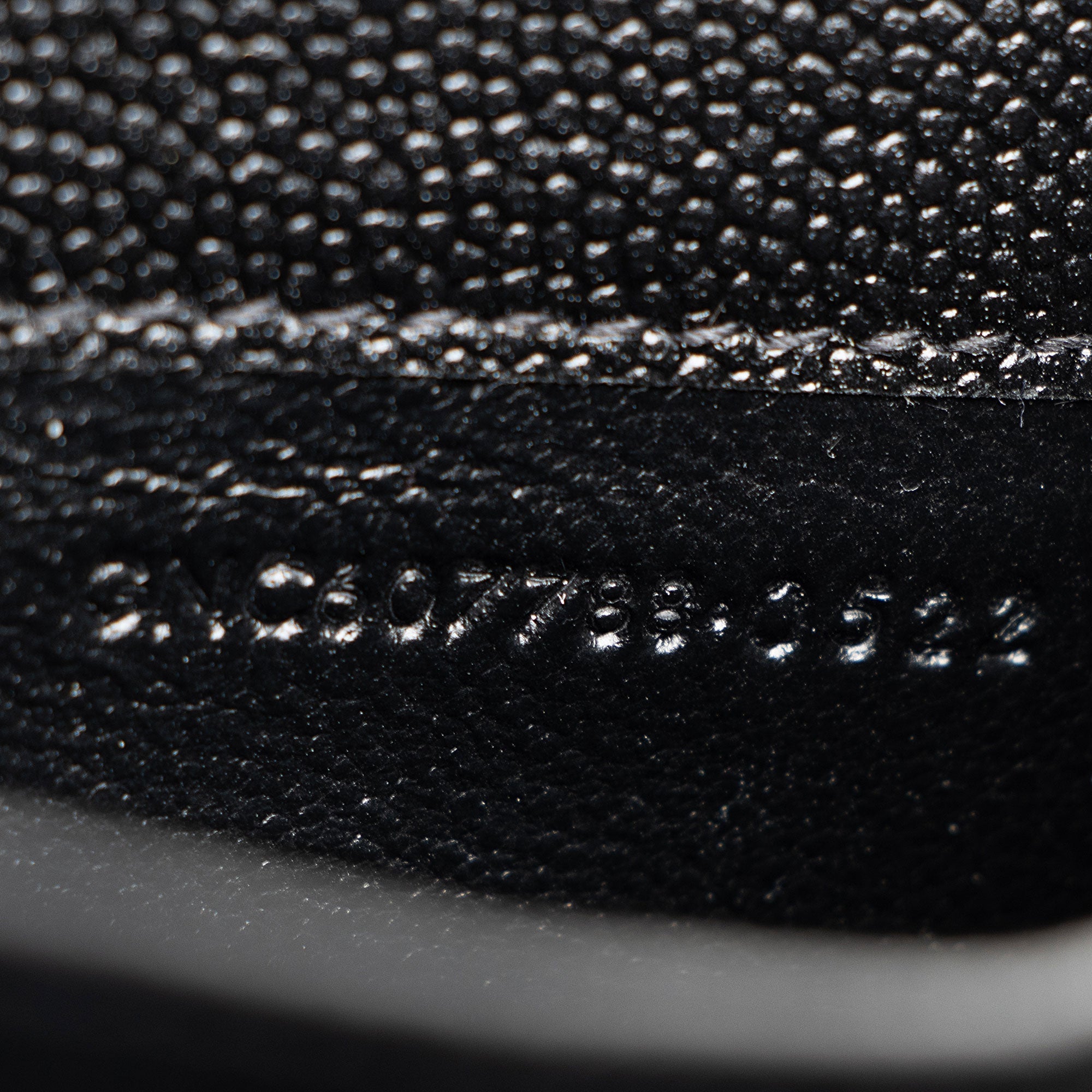 Saint Laurent Grain De Poudre Monogram Uptown Chain Wallet